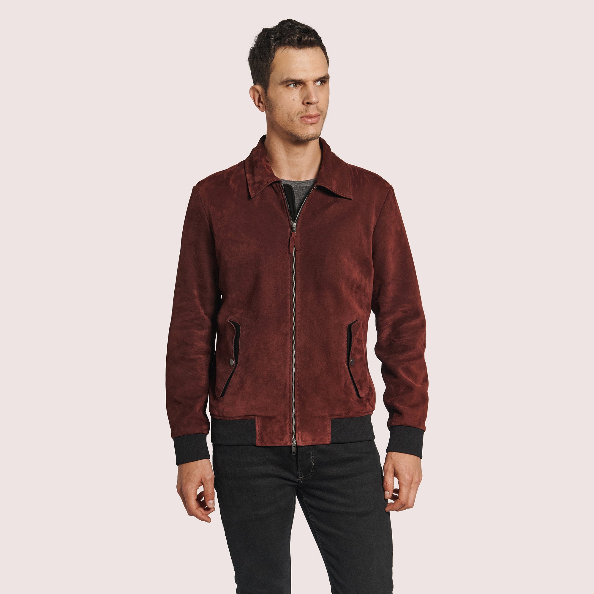 Alexander Goat Suede Jacket