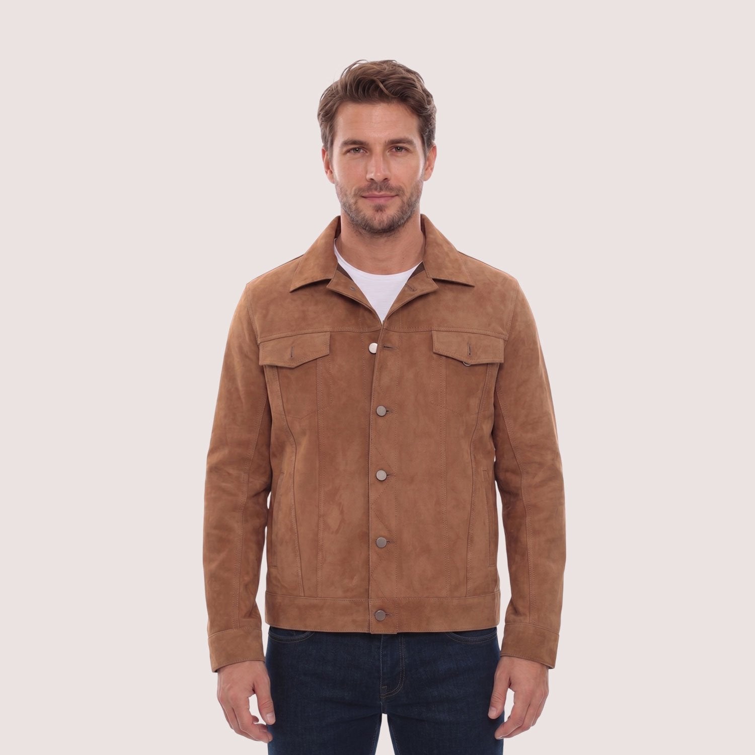 Olympia Goat Suede Jacket