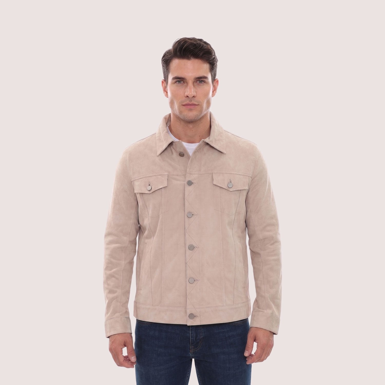 Olympia Goat Suede Jacket-6
