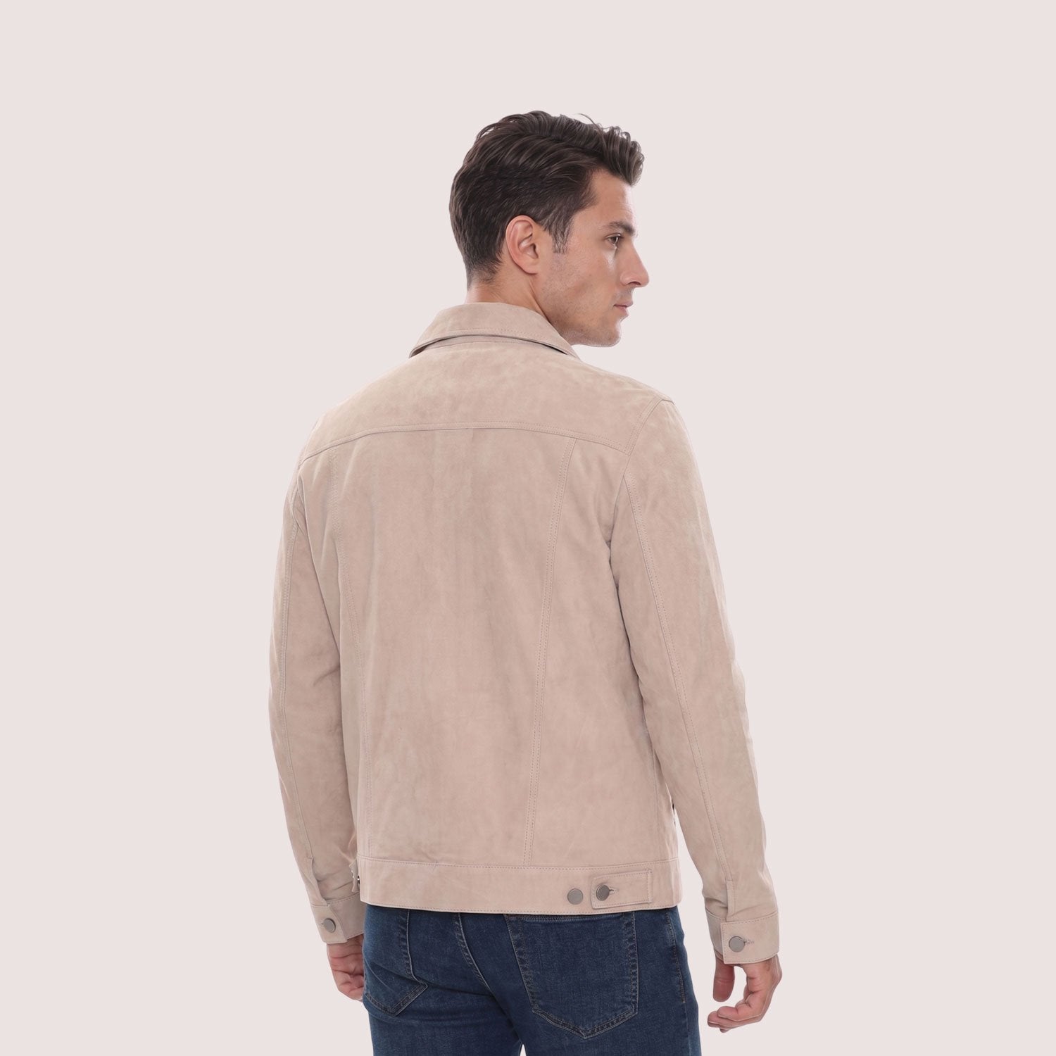 Olympia Goat Suede Jacket-7
