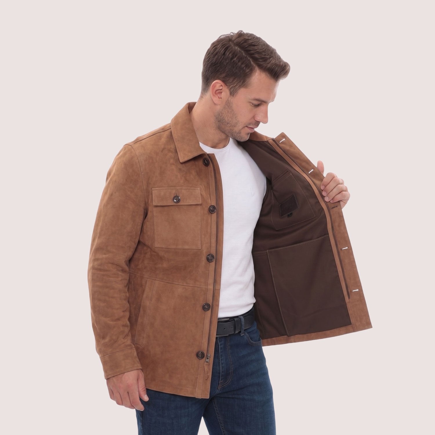 Flagstaff Goat Suede Jacket-3