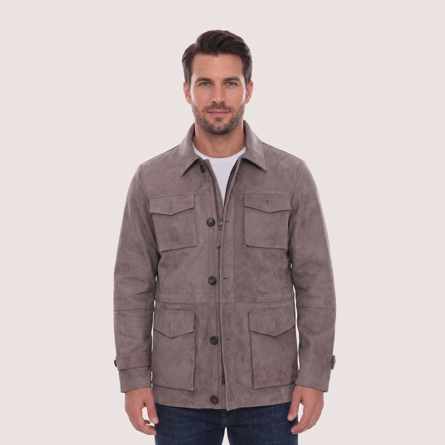 Safari Field Goat Suede Jacket