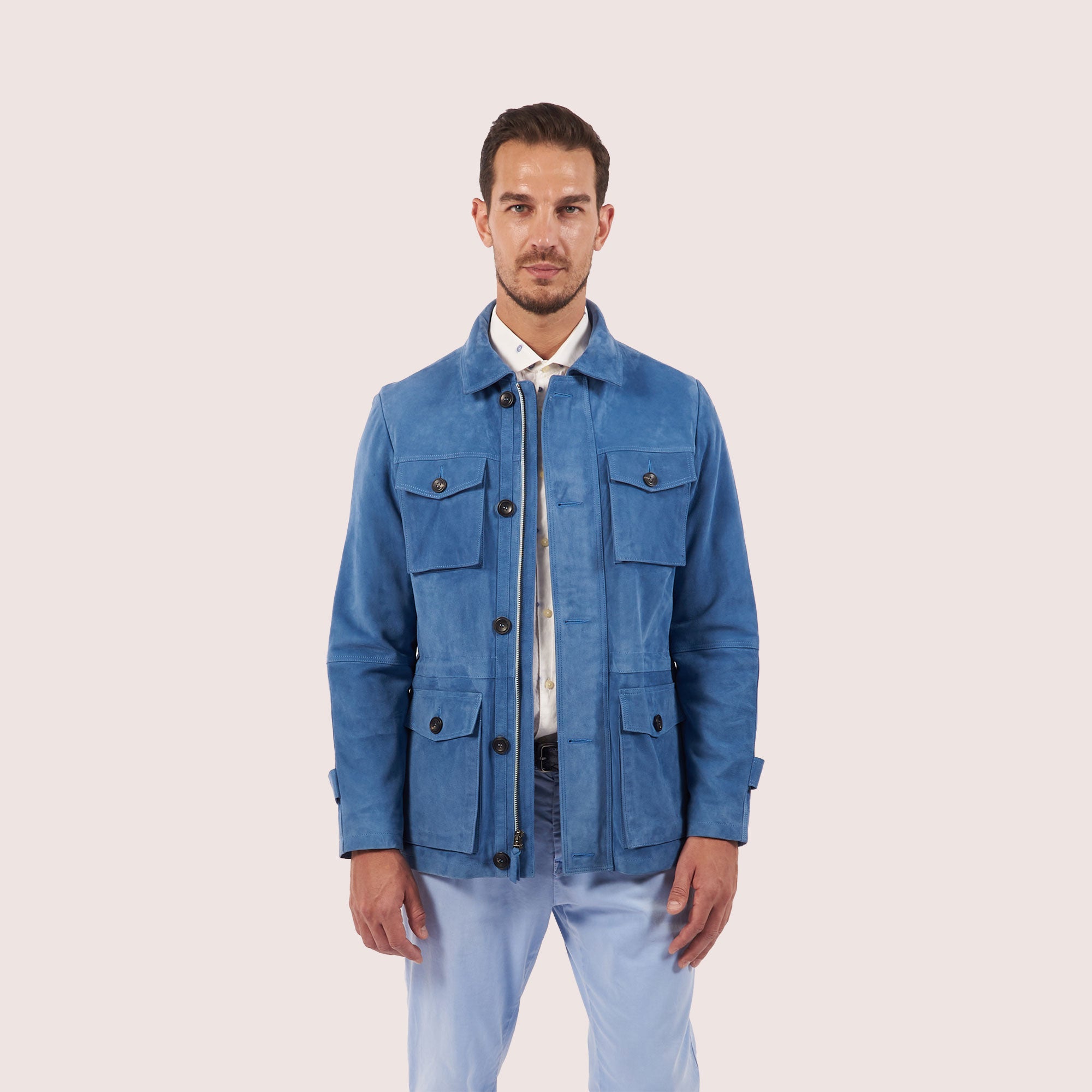 Safari Field Goat Suede Jacket-6