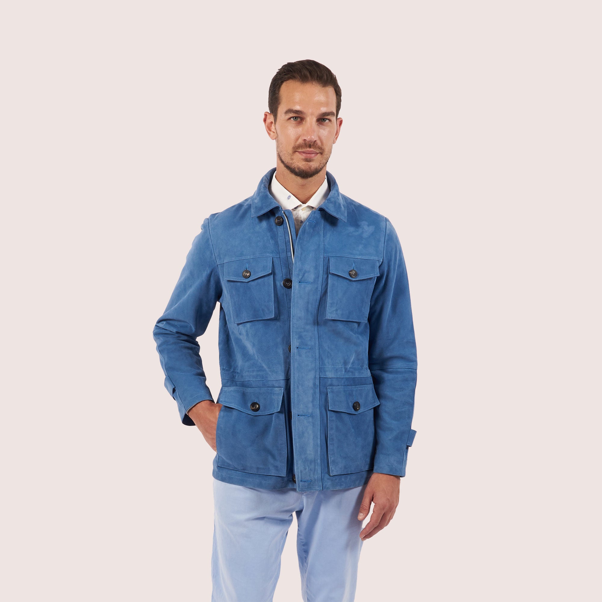 Safari Field Goat Suede Jacket-8