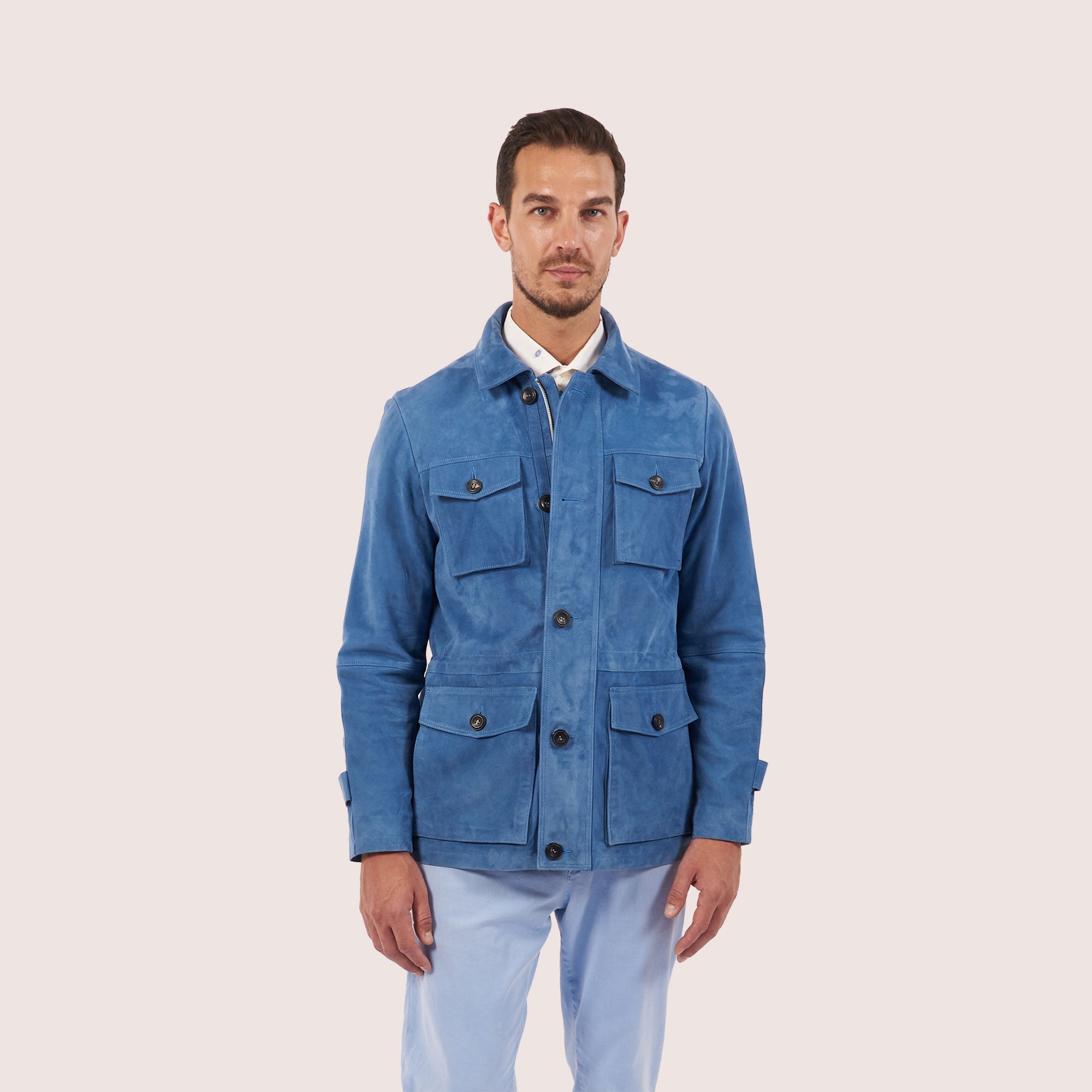 Safari Field Goat Suede Jacket-5