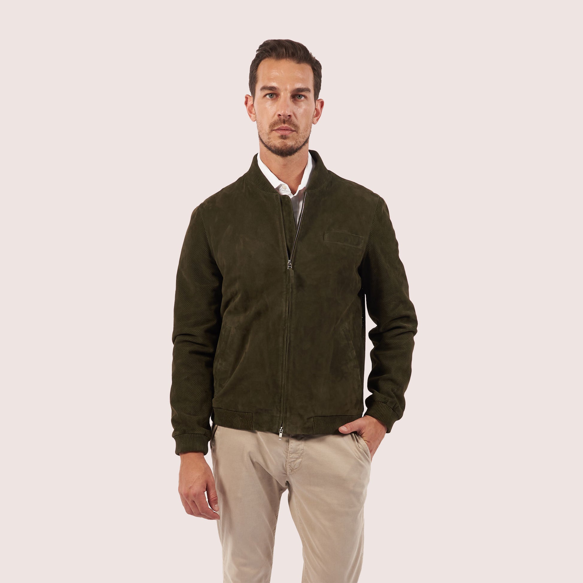 Crestwood goat suede jacket