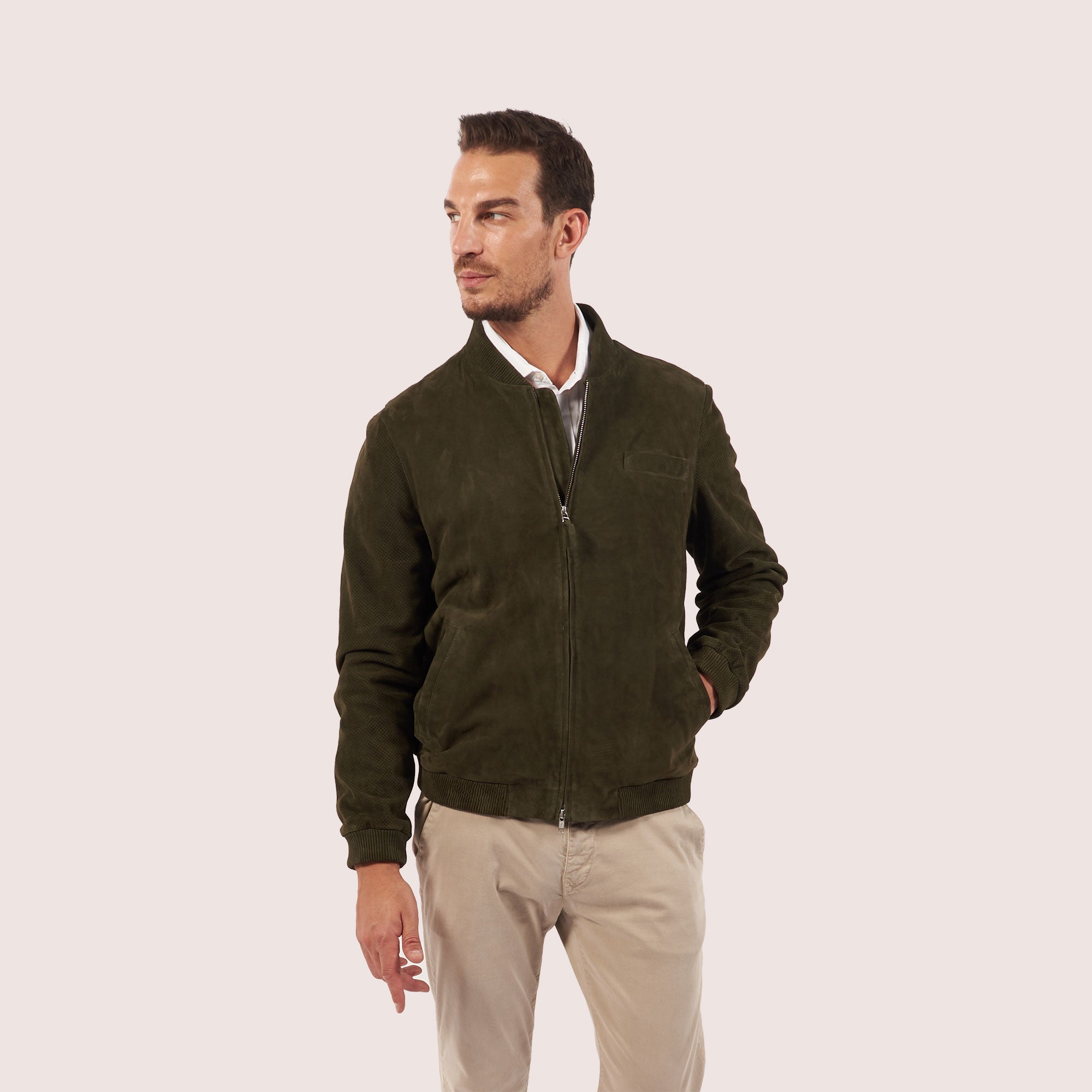 Crestwood goat suede jacket