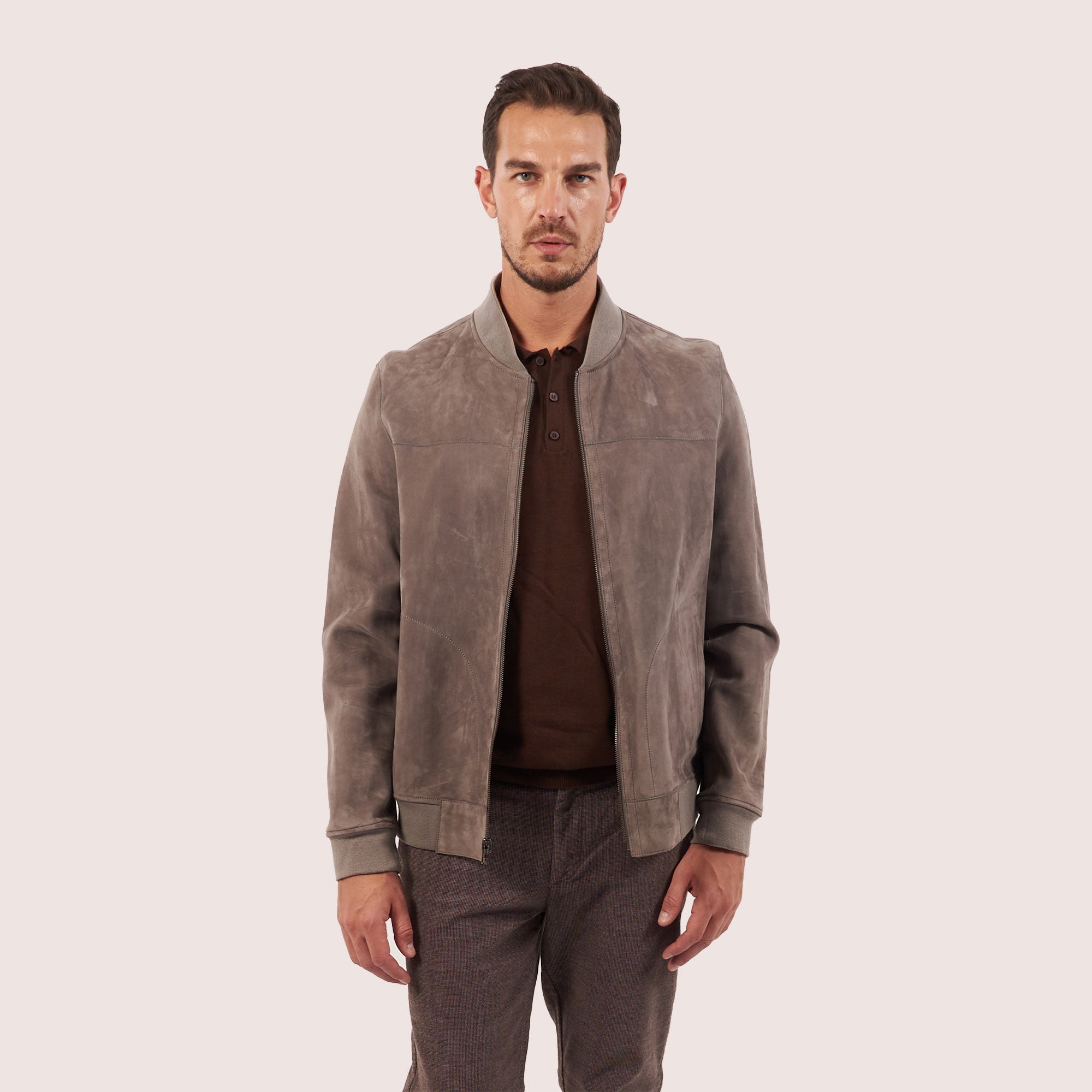 Hayes goat suede jacket