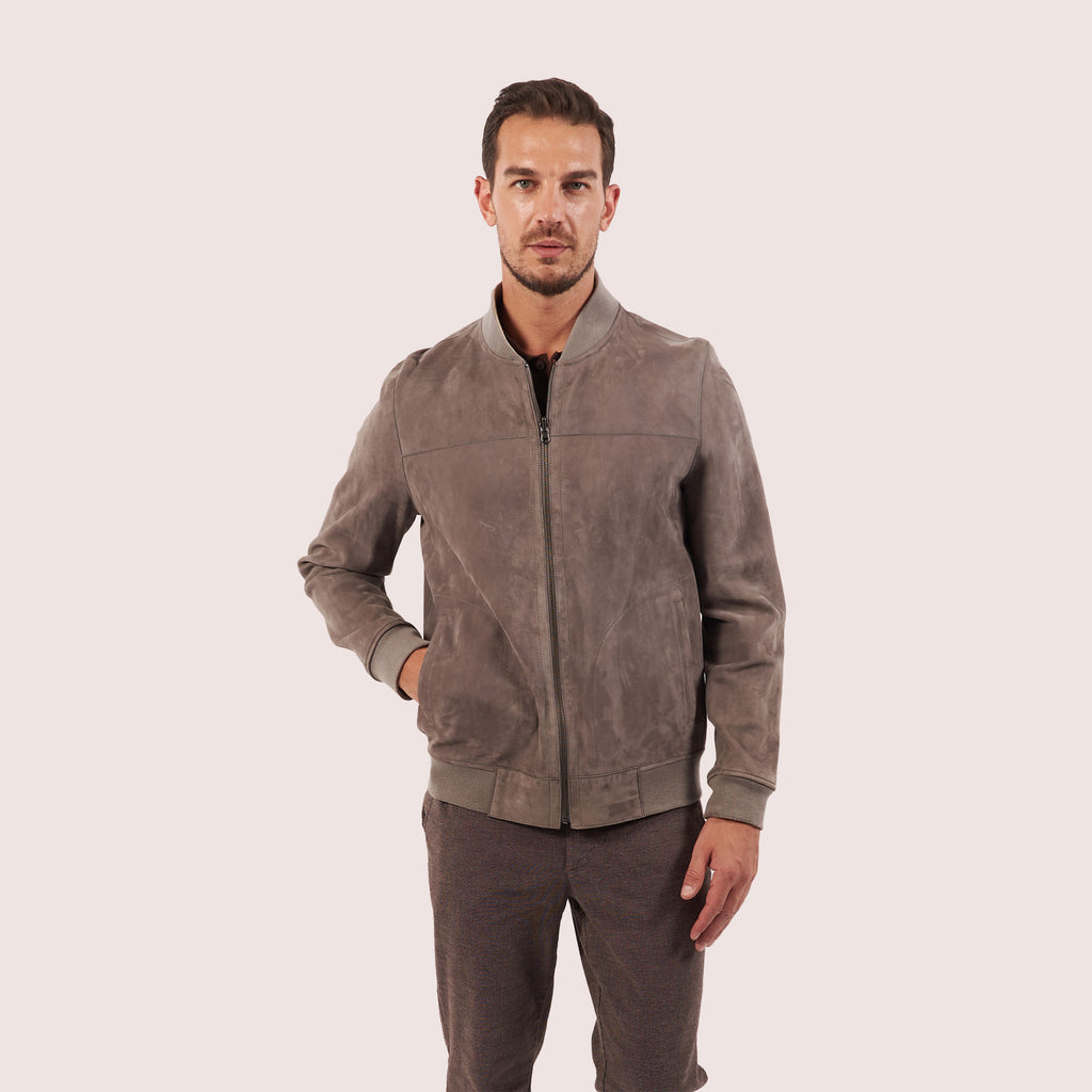 Hayes goat suede jacket
