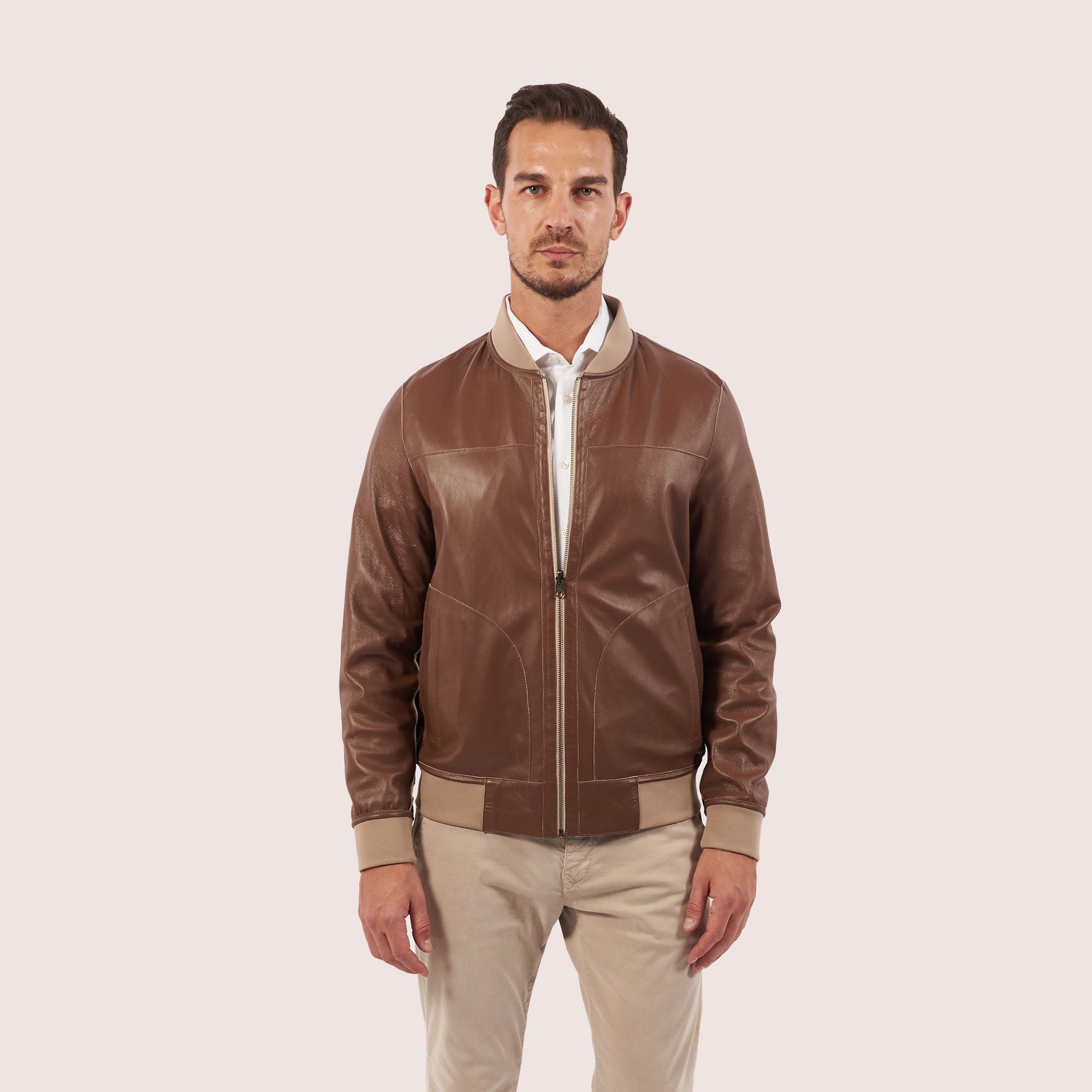 Hayes goat suede jacket