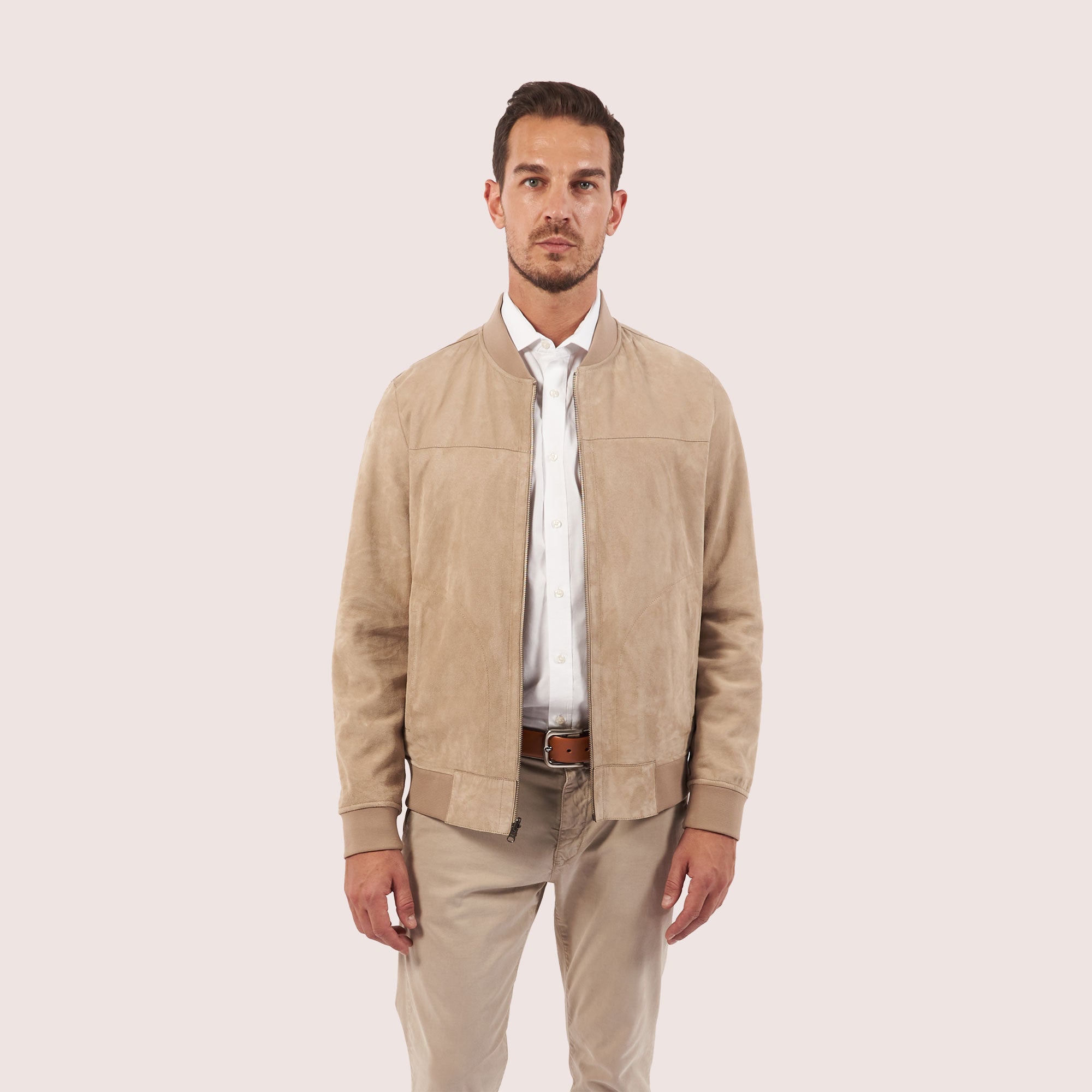 Hayes goat suede jacket