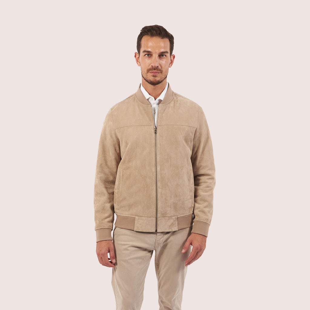 Hayes goat suede jacket