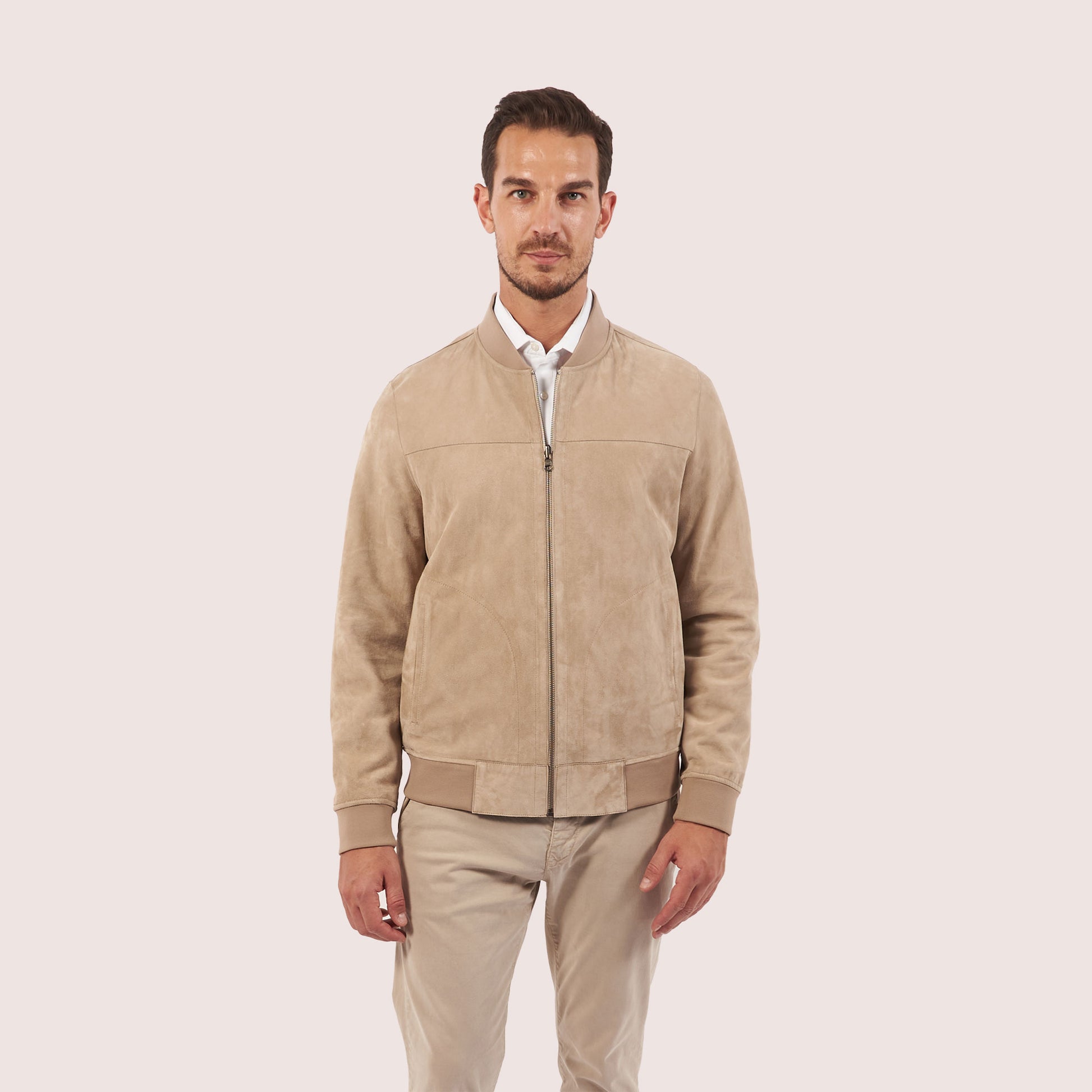 Hayes goat suede jacket