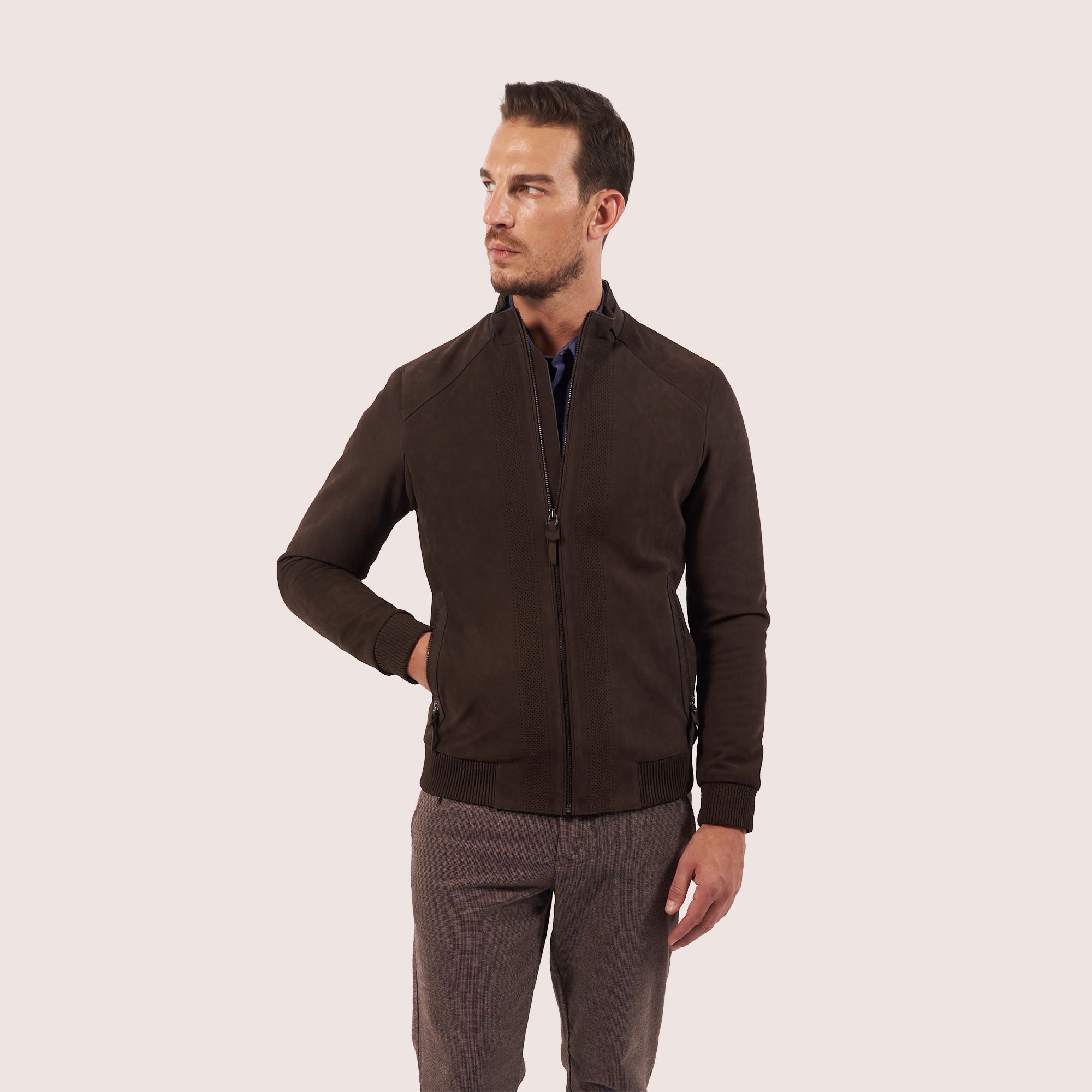 Cooper Goat Suede Jacket