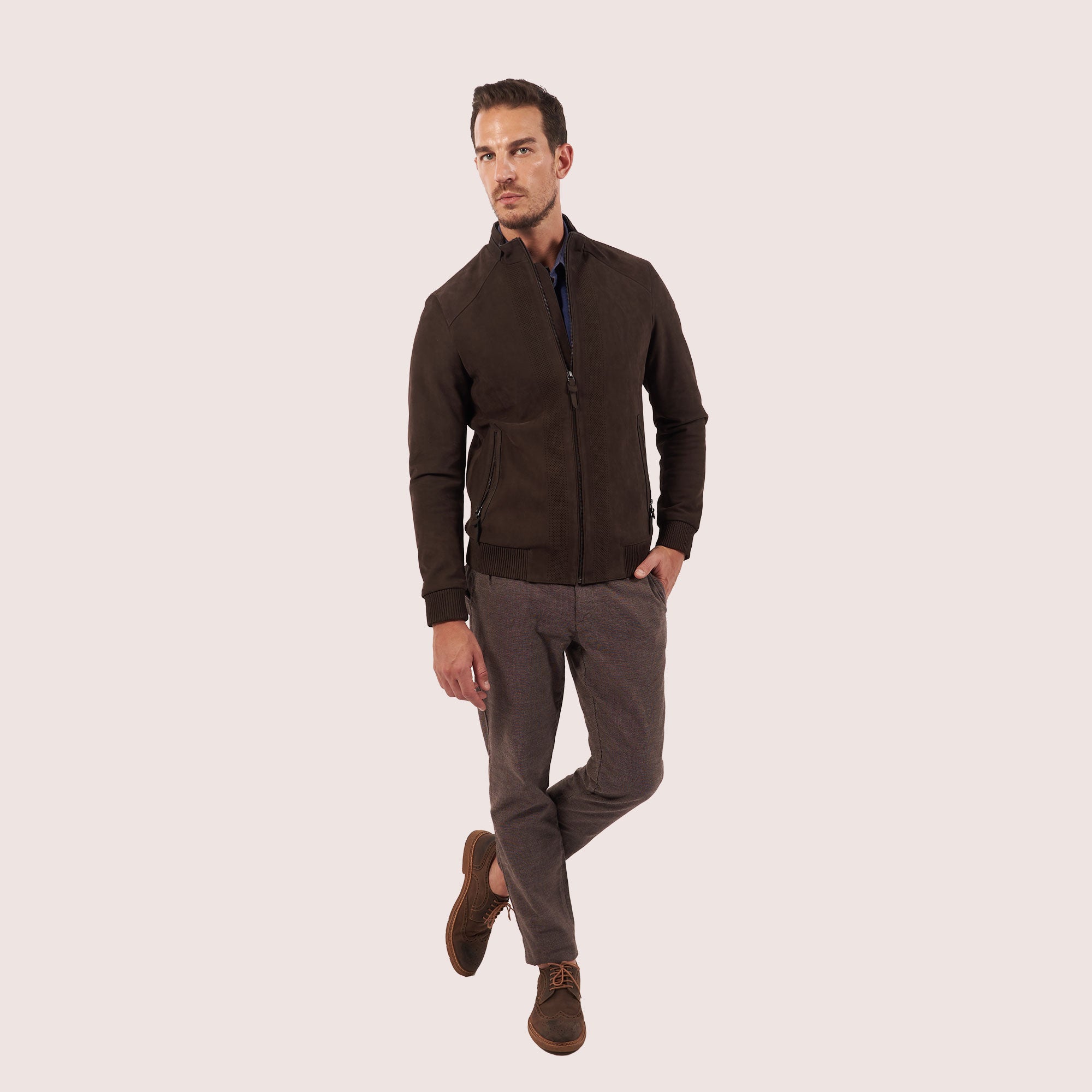 Cooper Goat Suede Jacket