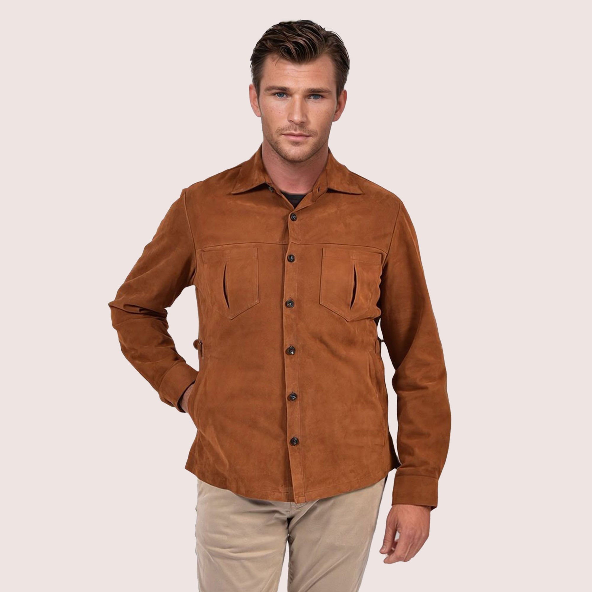 Paxton Goat Suede Jacket-7