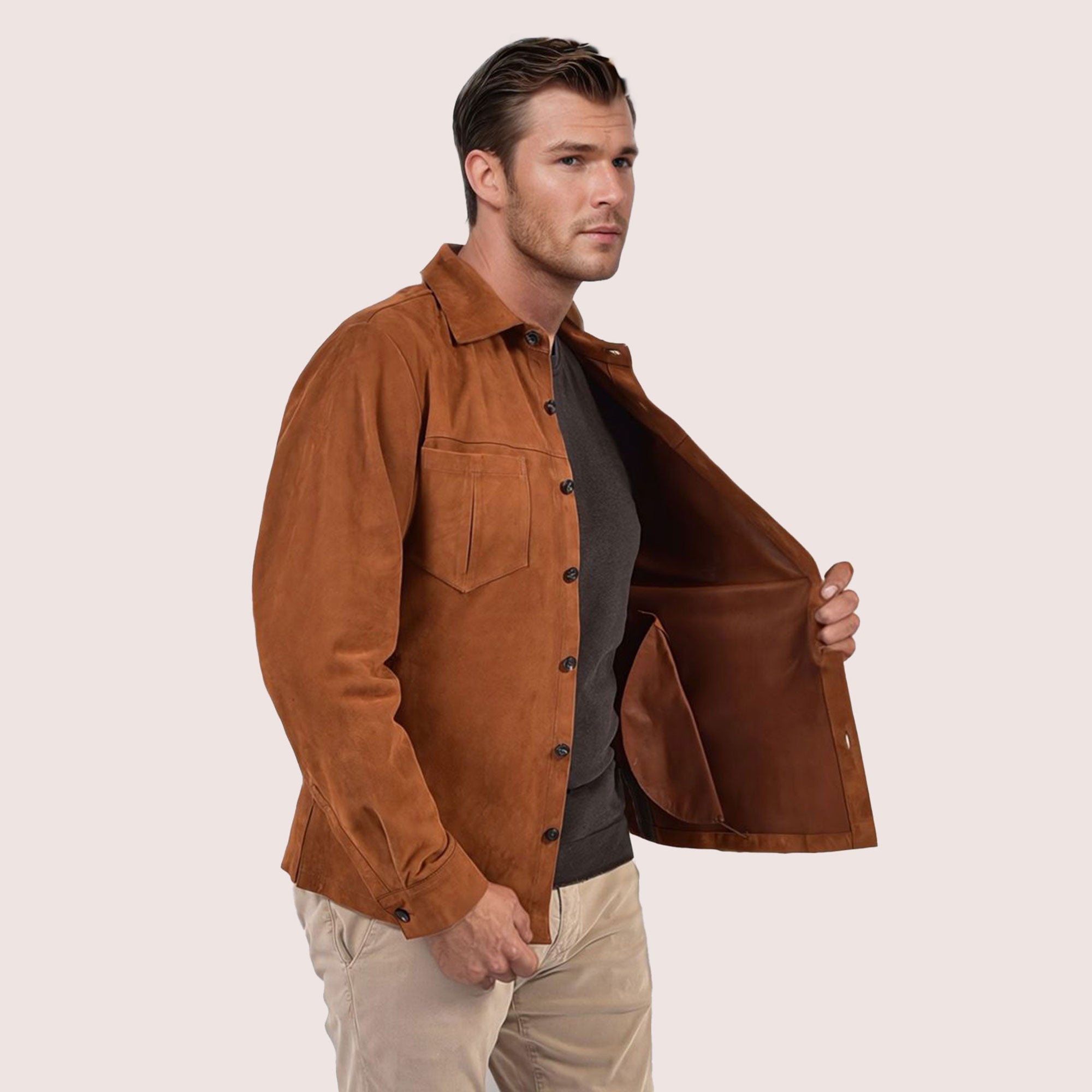 Paxton Goat Suede Jacket-8
