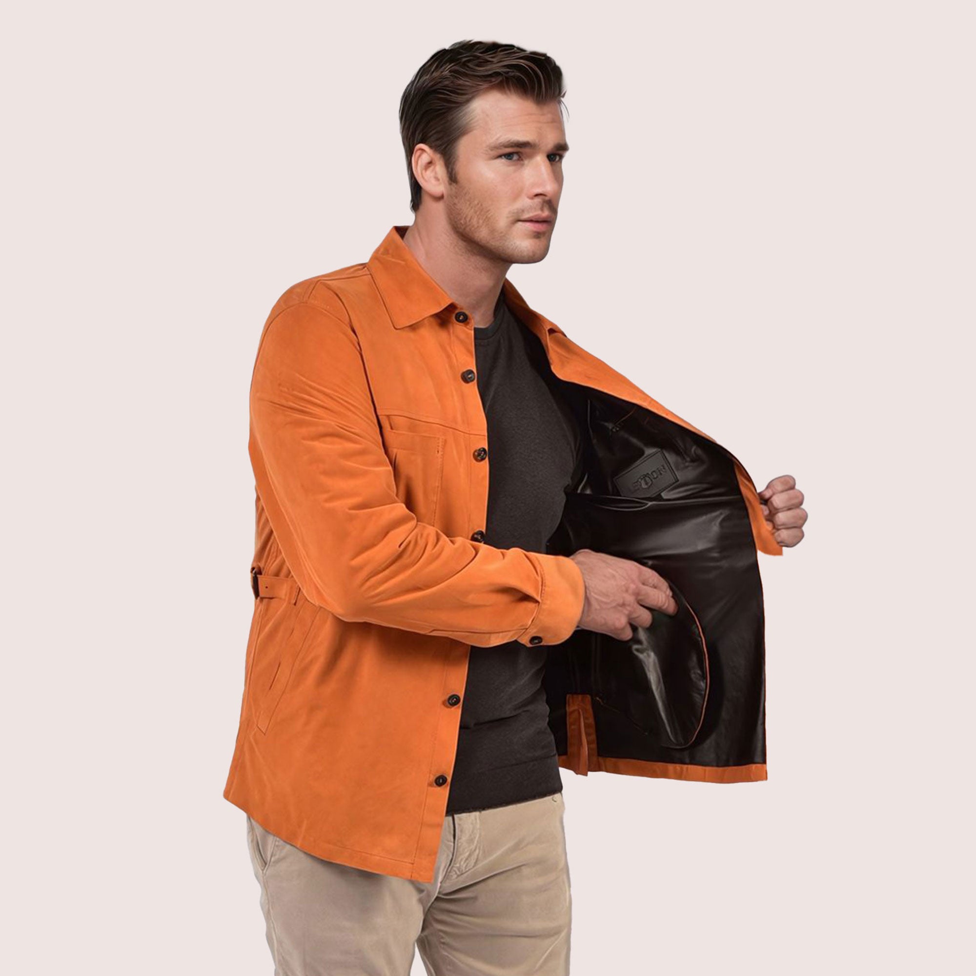 Paxton goat suede jacket