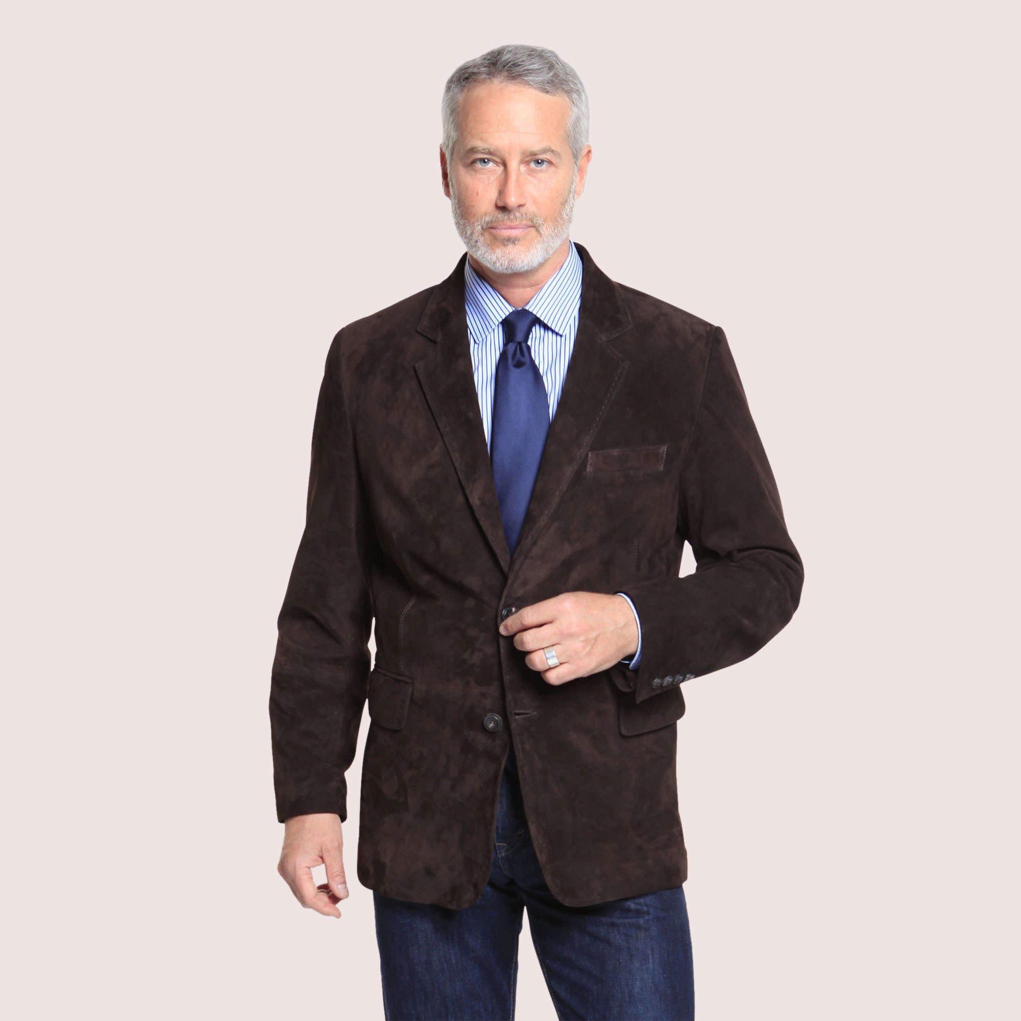 Saratoga Metis Goat Suede Blazer