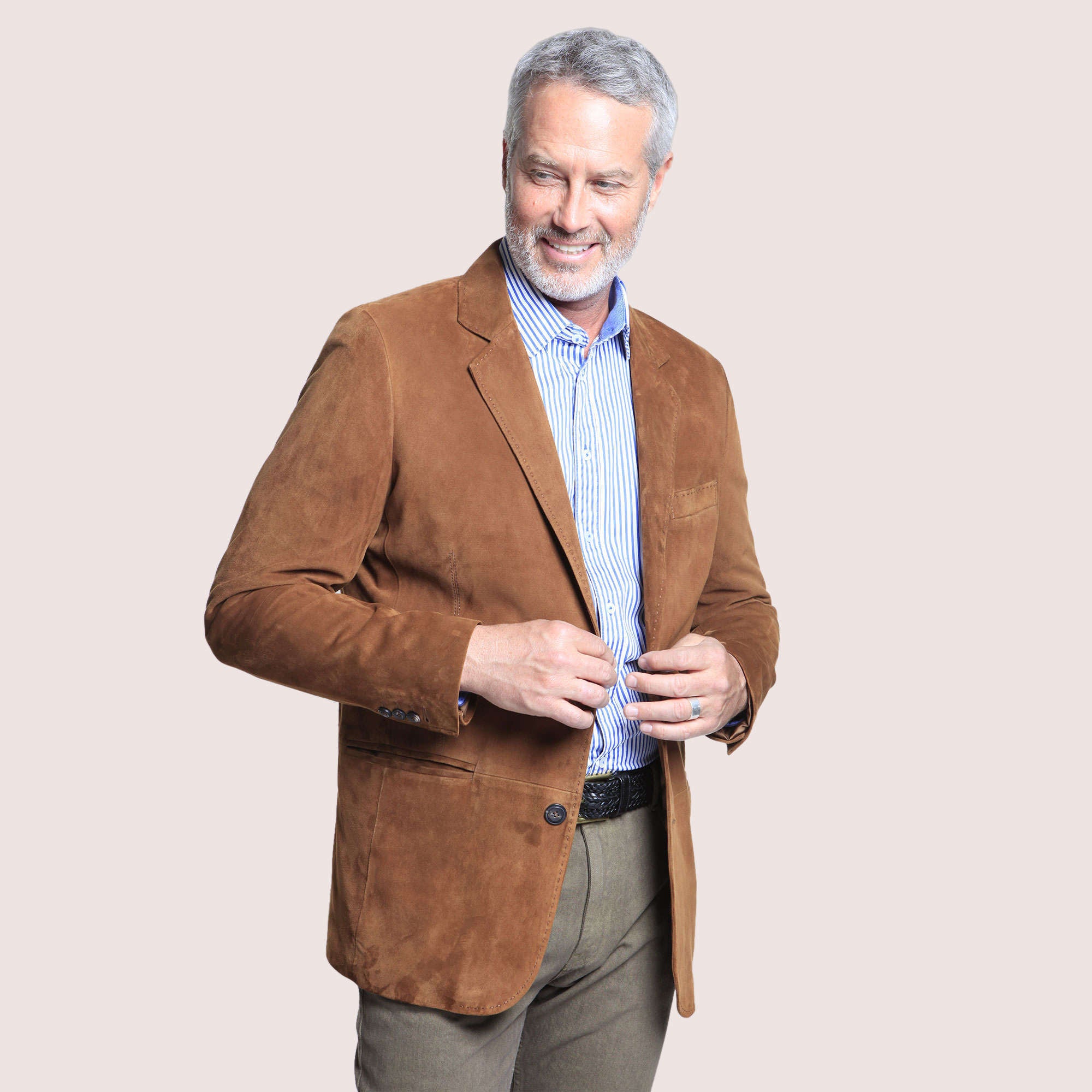 Saratoga Metis Goat Suede Blazer