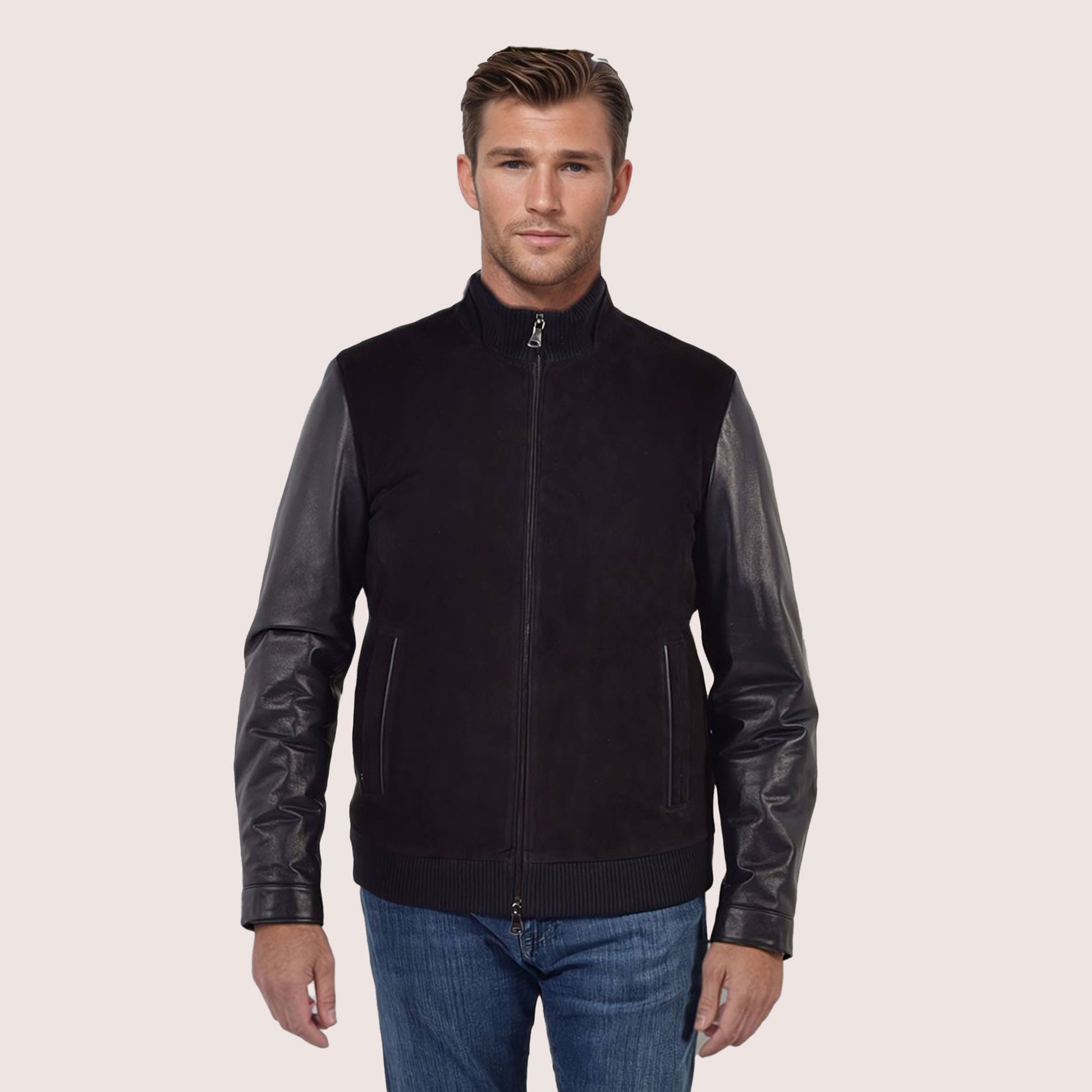 Kellen goat suede jacket