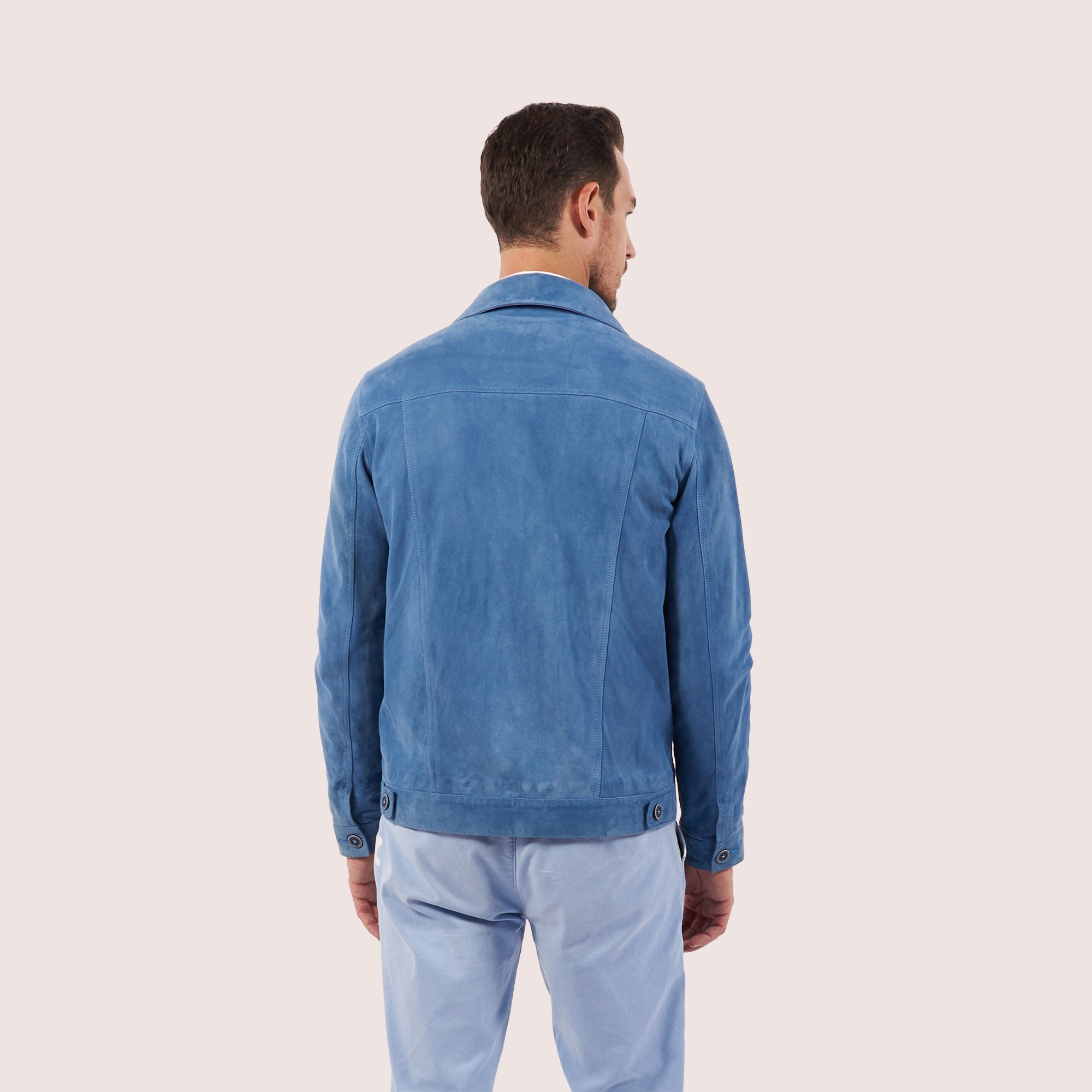 Dupont Goat Suede Trucker Jacket