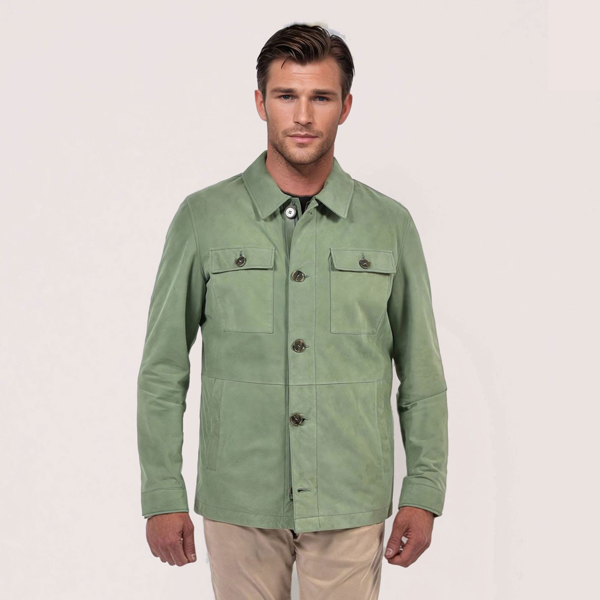 Lawrence goat suede jacket