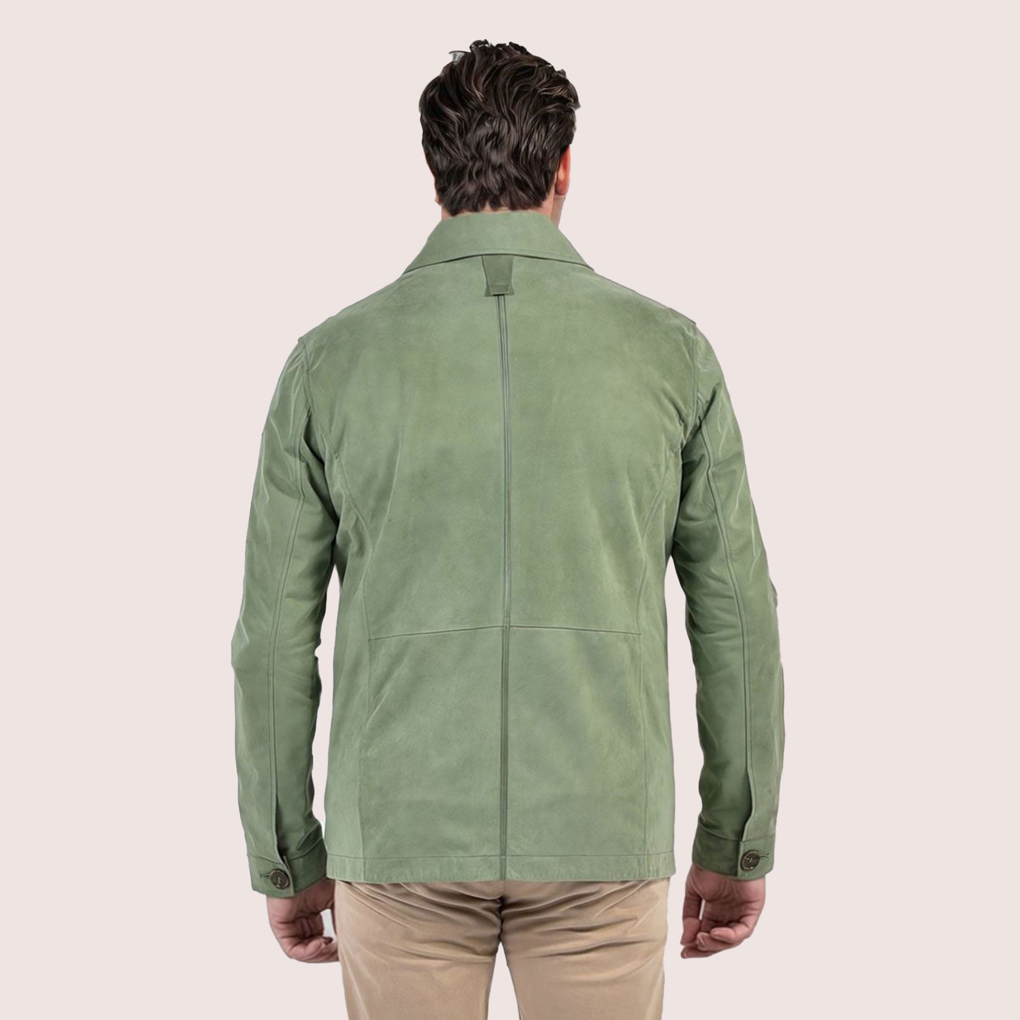 Lawrence Goat Suede Jacket-4