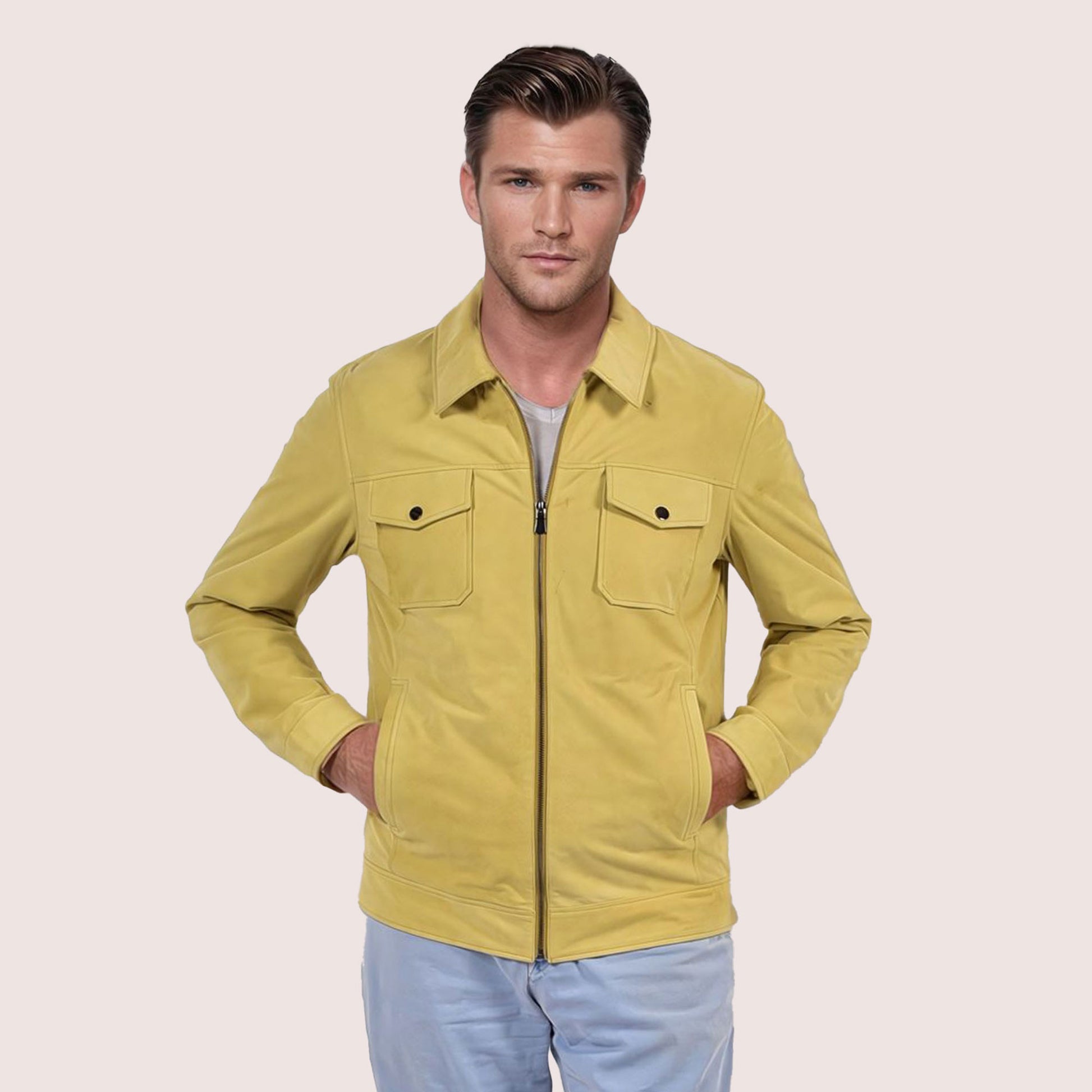 Lennox goat suede jacket