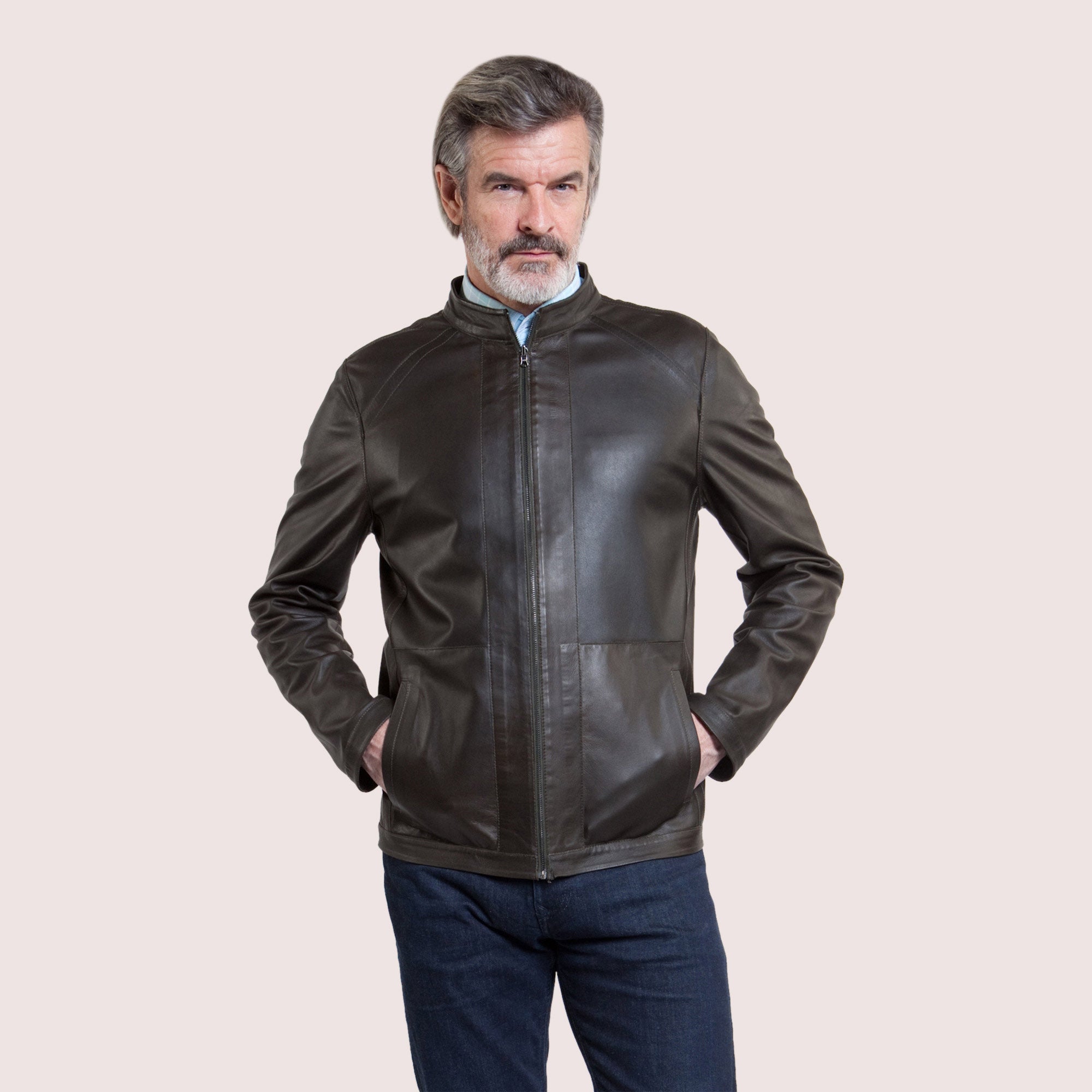 Memphis Reversible Goat Suede Jacket-4