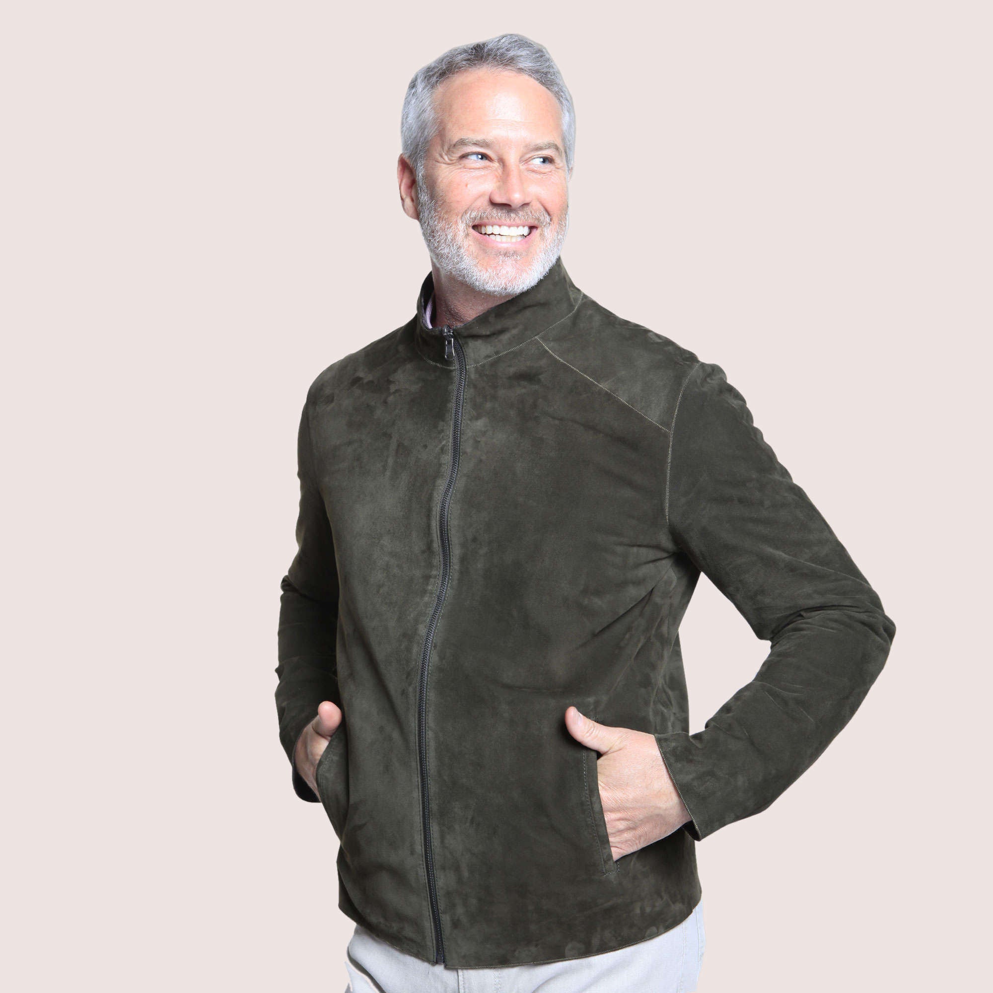 Arizona Reversible Goat Suede Jacket-6