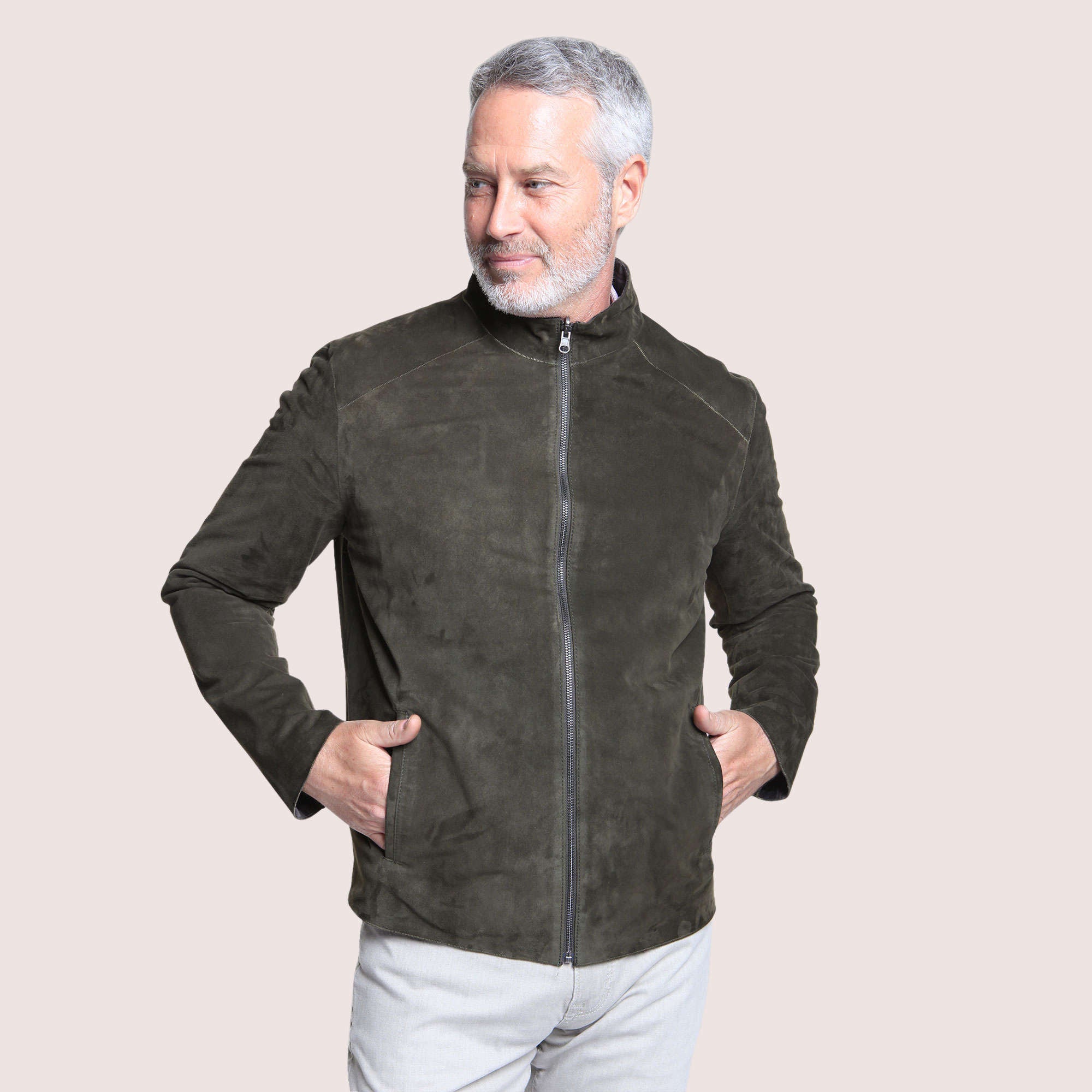 Arizona Reversible Goat Suede Jacket-7