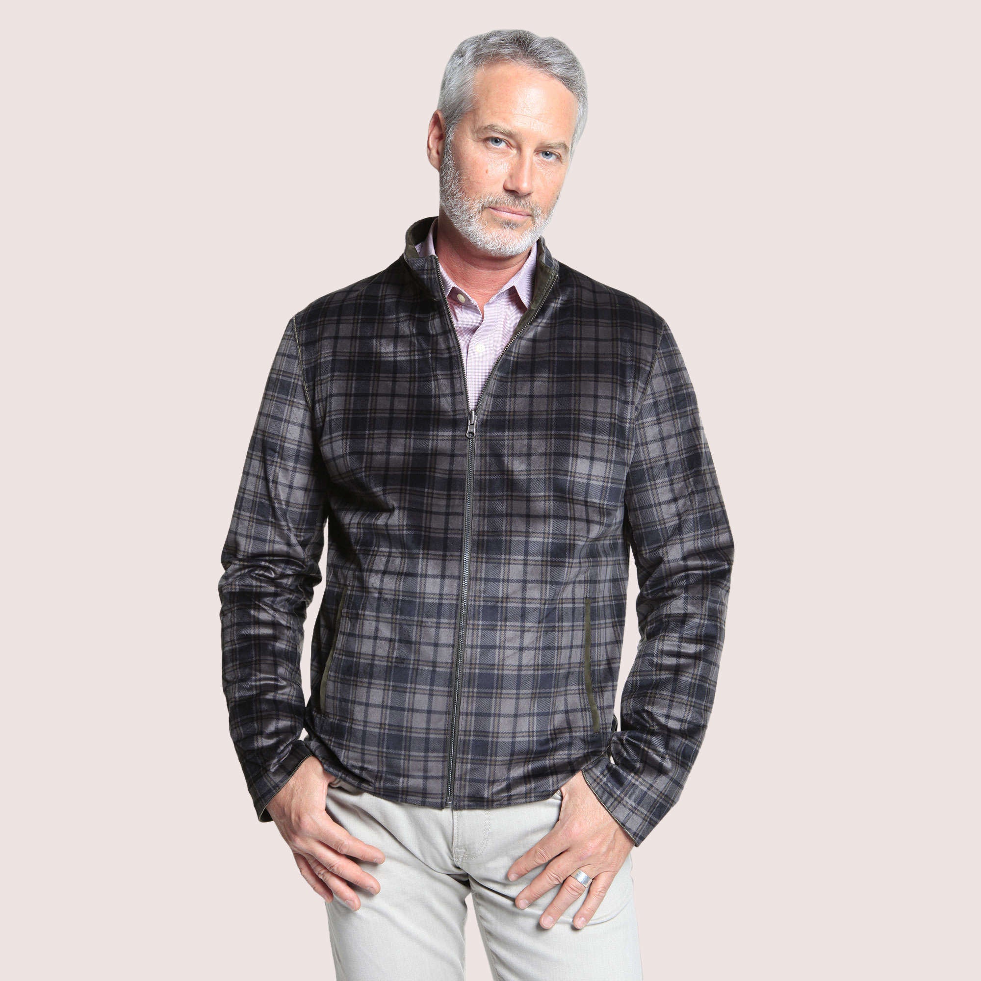 Arizona Reversible Goat Suede Jacket-8