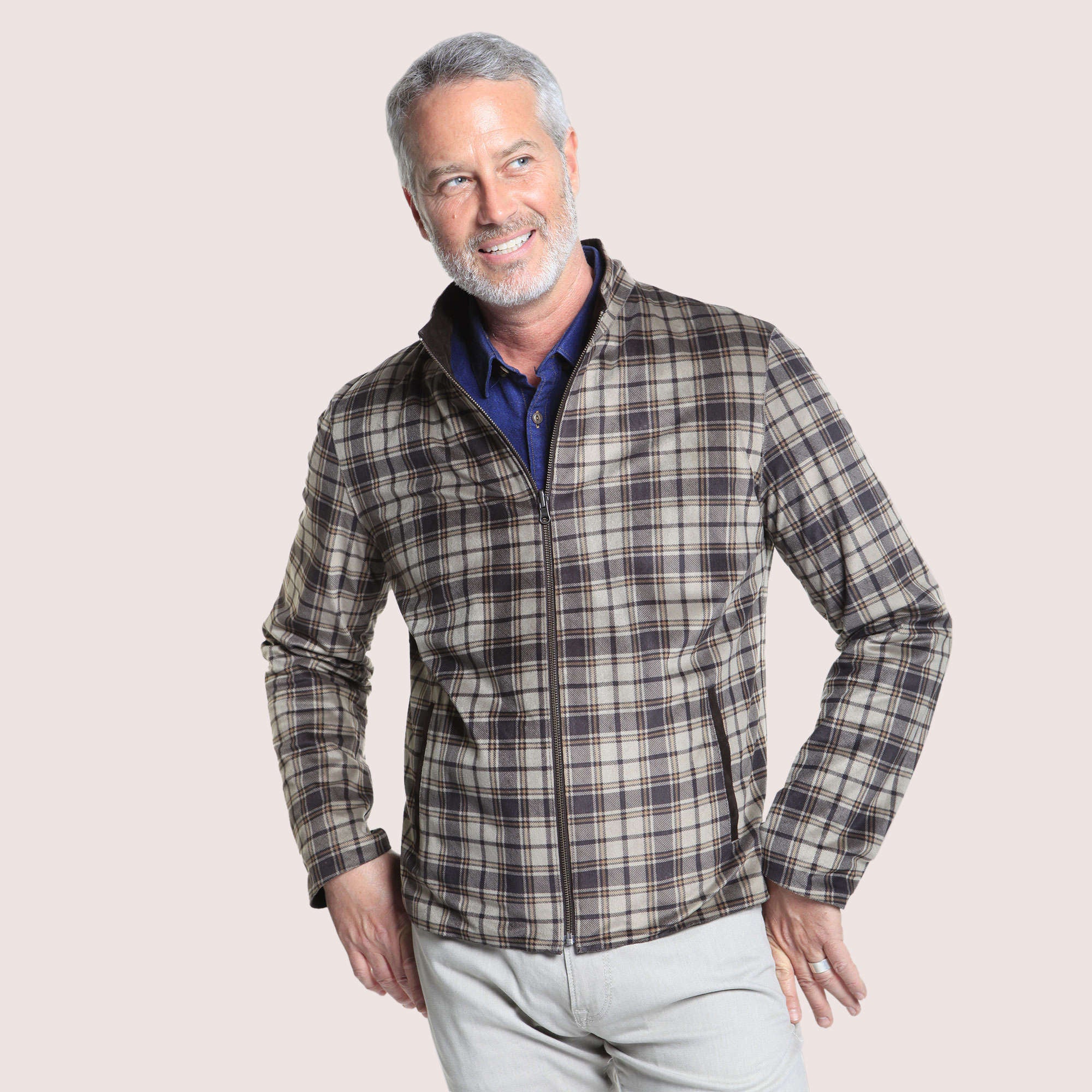 Arizona Reversible Goat Suede Jacket