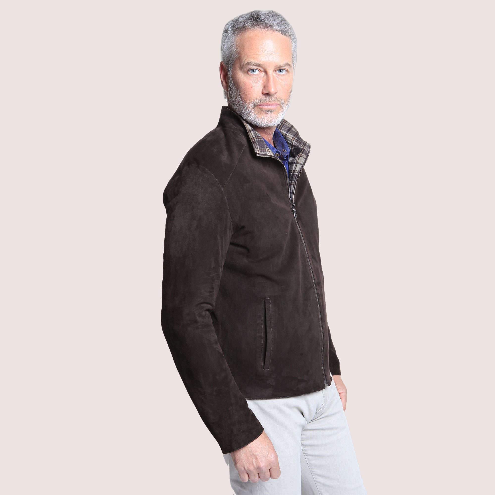 Arizona Reversible Goat Suede Jacket