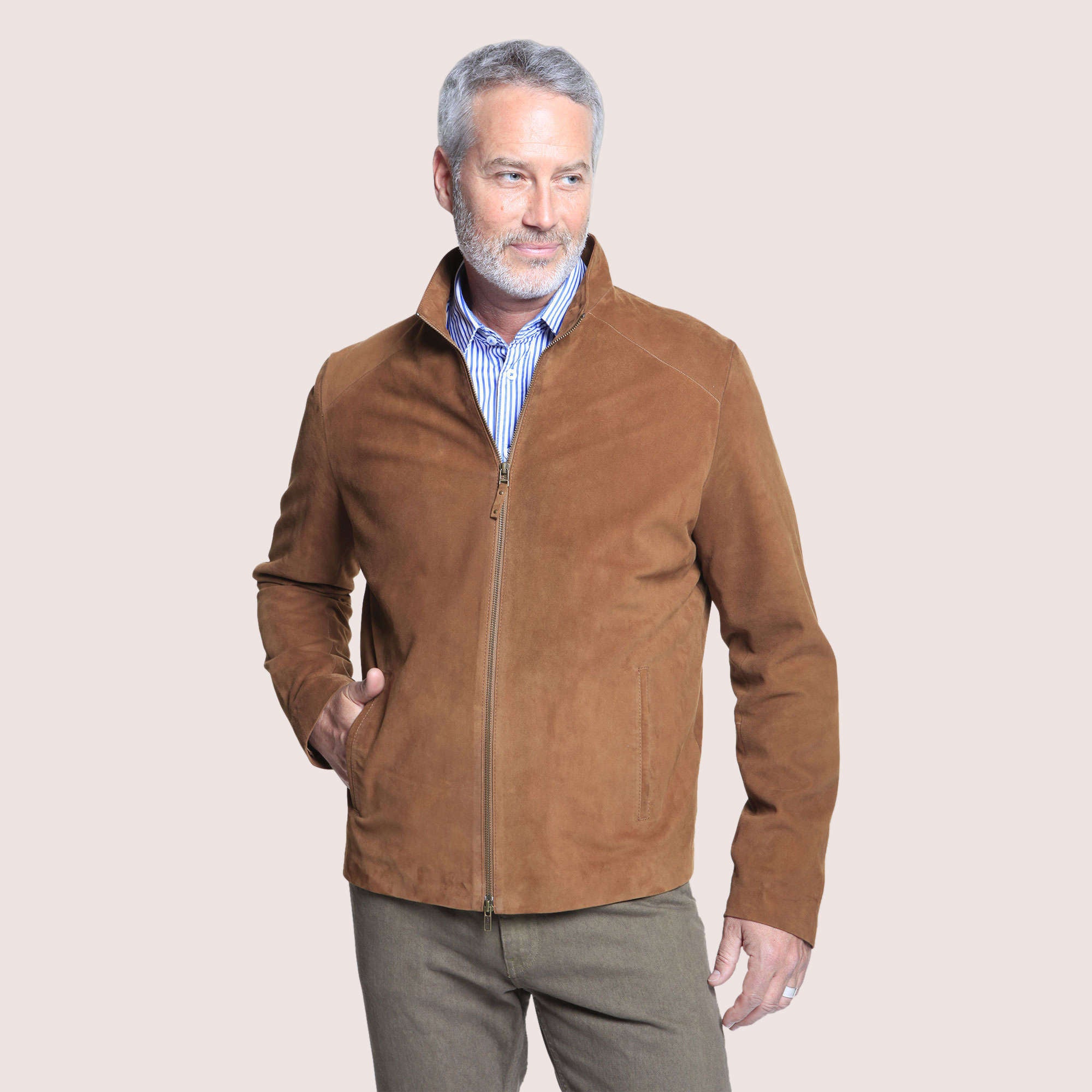 Allentown Goat Suede Jacket-5