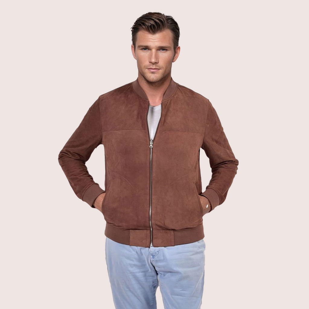 Mason reversible goat suede jacket