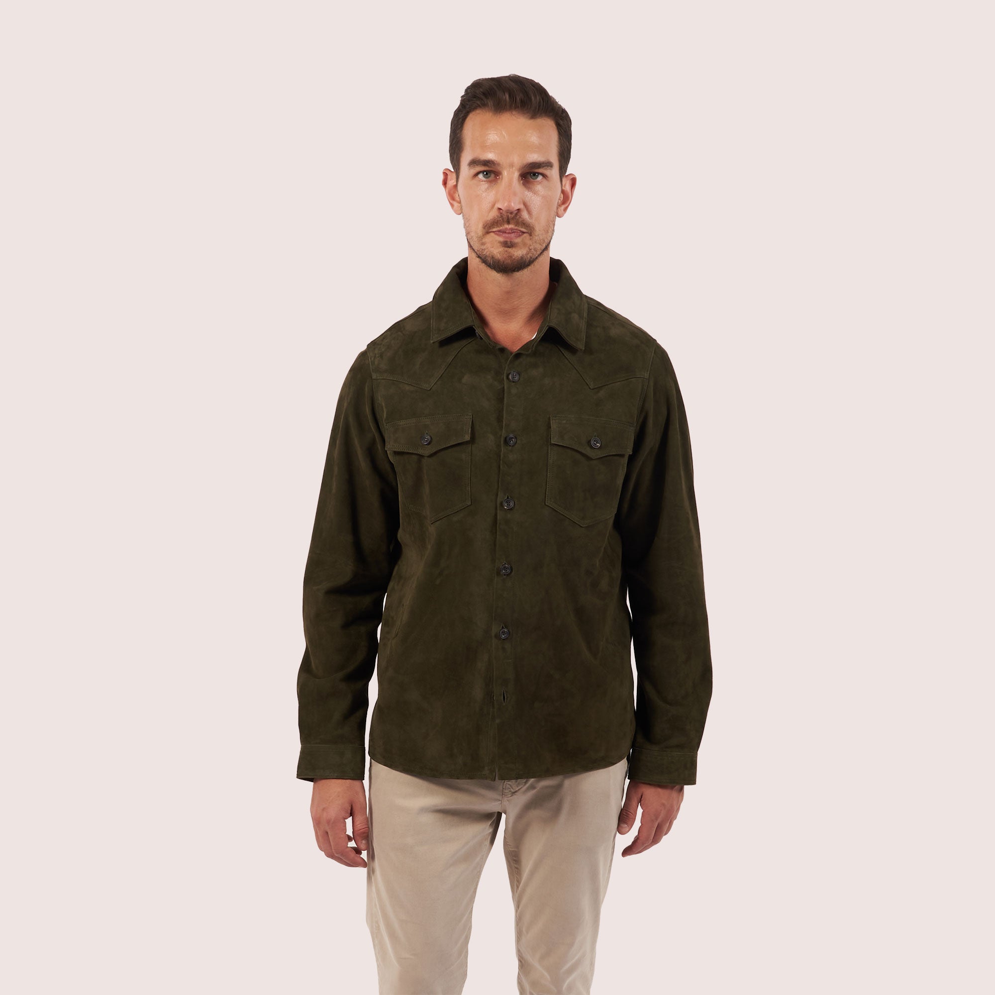 Langley Goat Suede Shirt