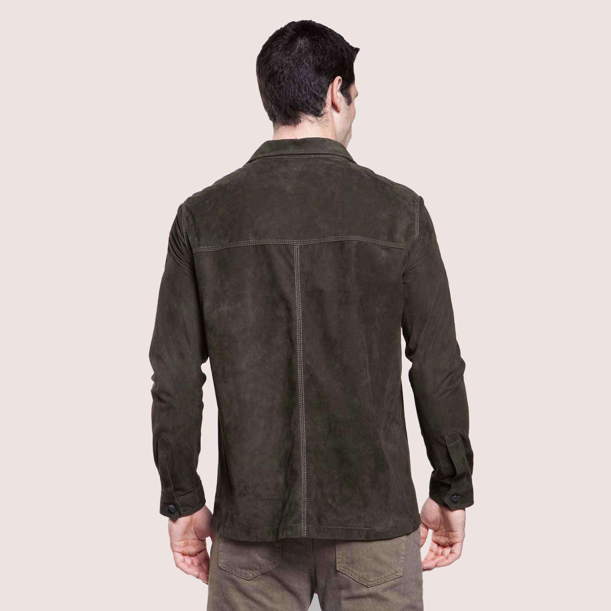 Burke Goat Suede Shirt-3