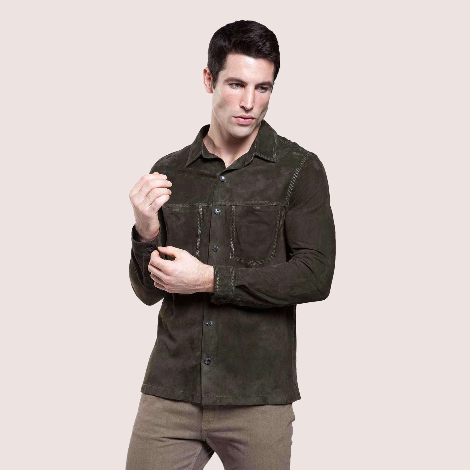 Burke Goat Suede Shirt