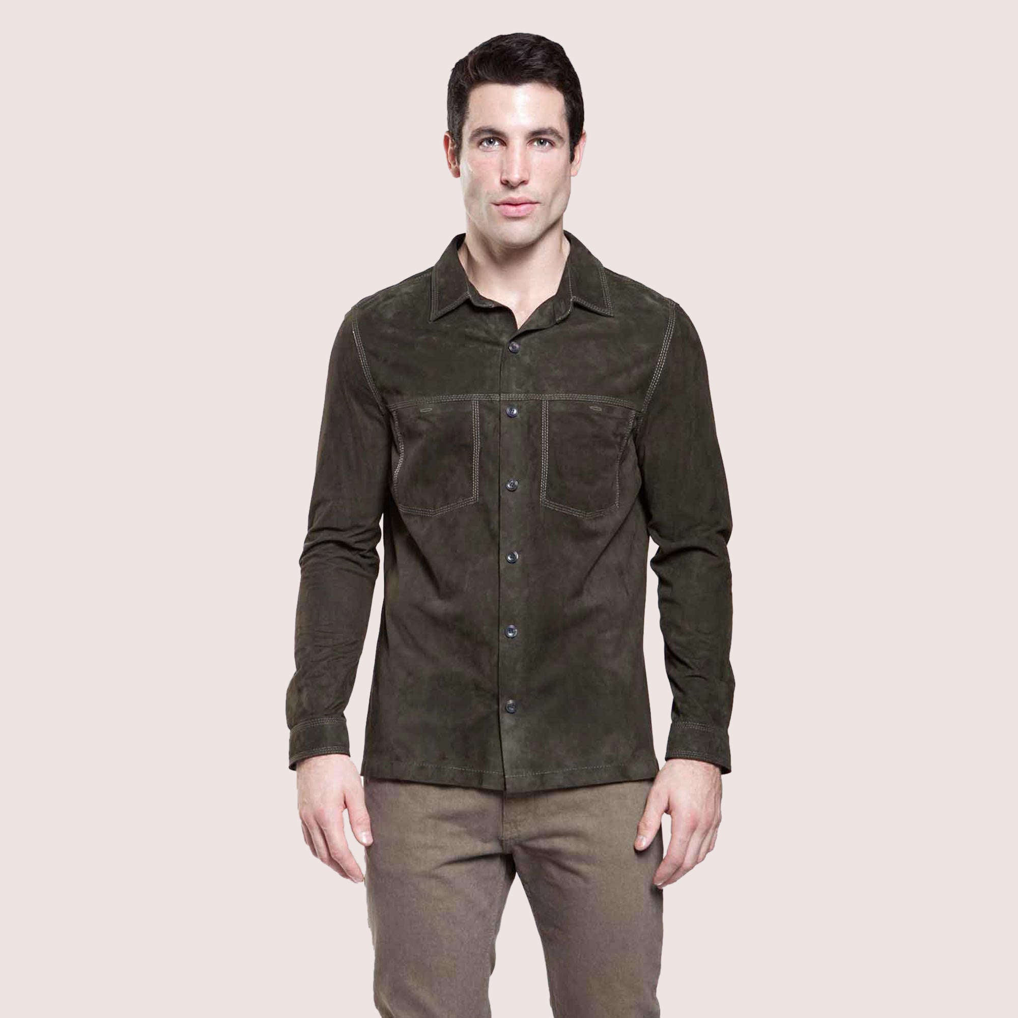 Burke Goat Suede Shirt