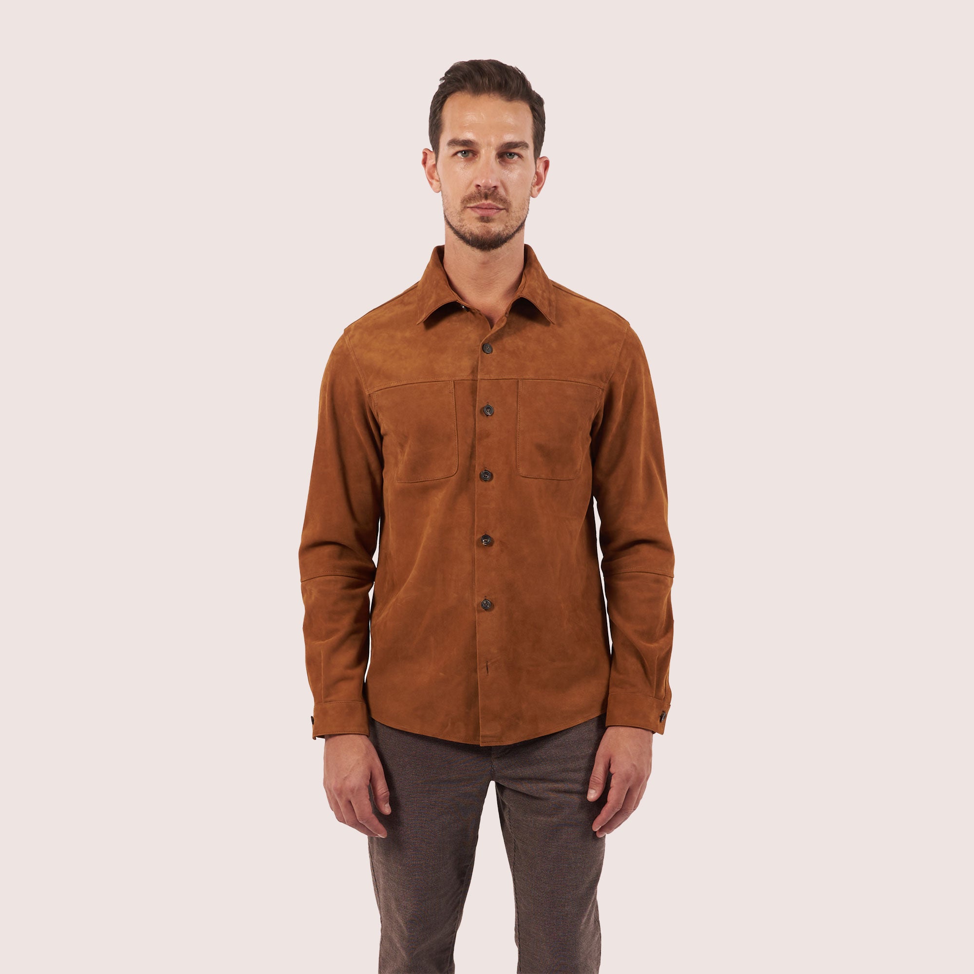 Hartford Goat Suede Shirt-8