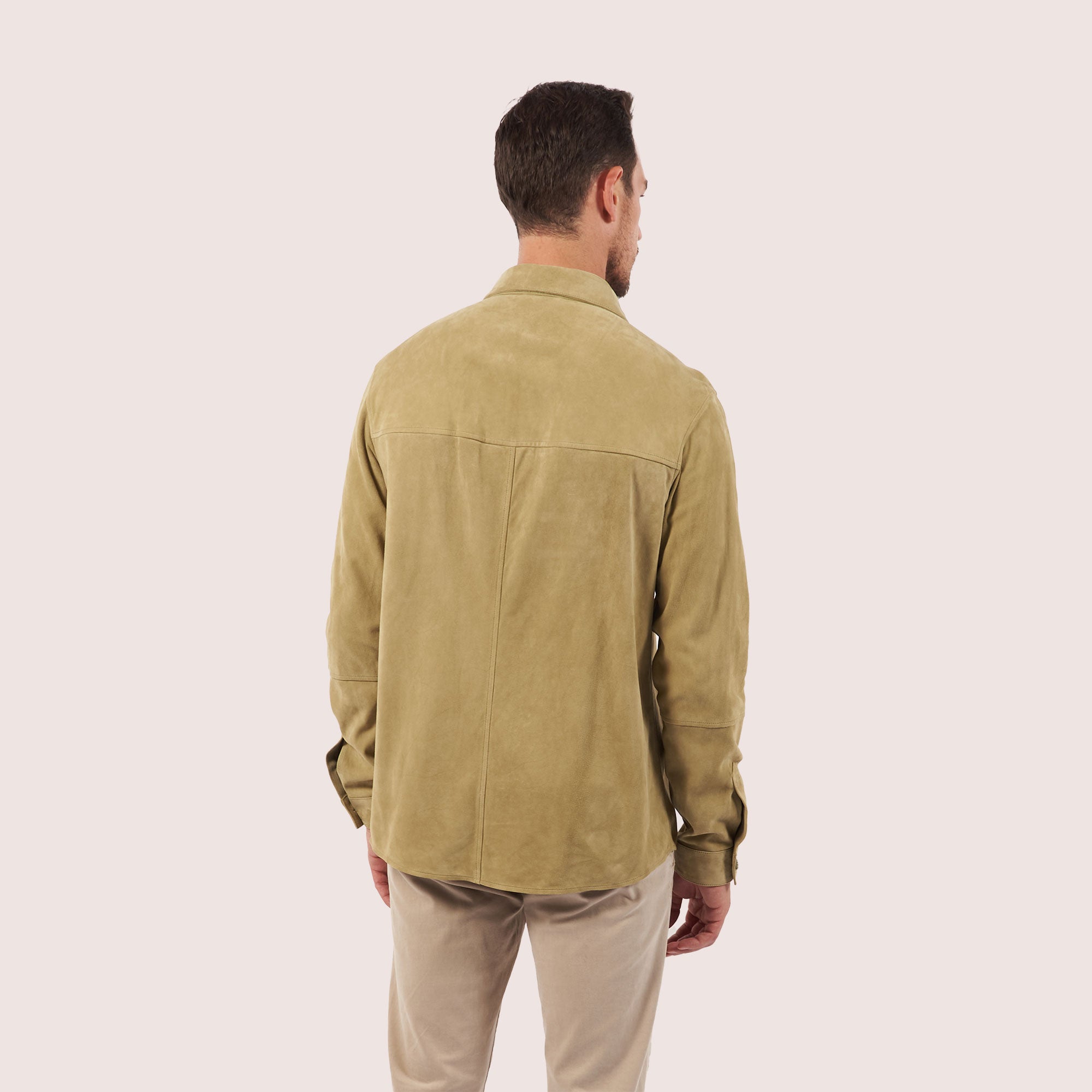 Hartford Goat Suede Shirt-13