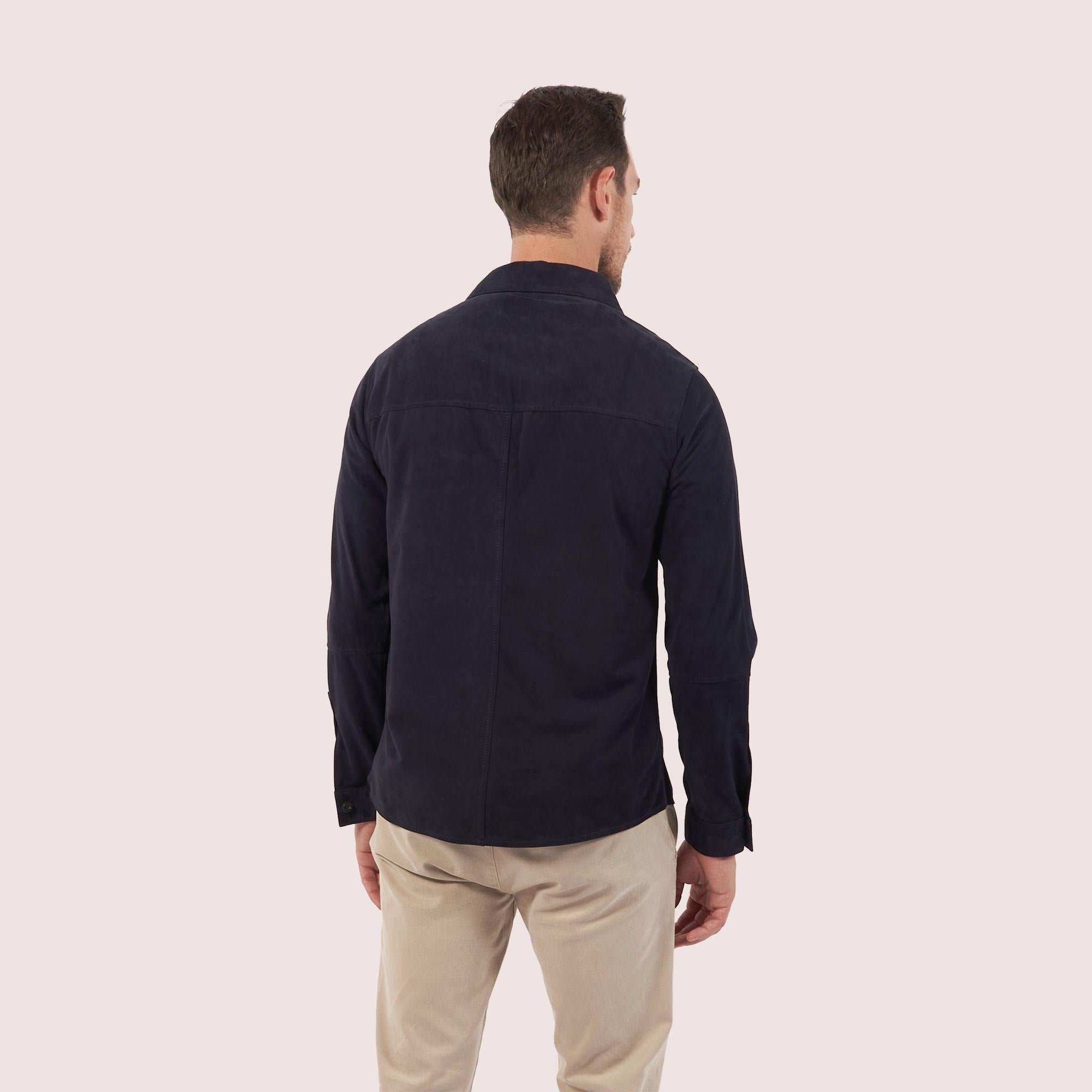 Hartford Goat Suede Shirt-17