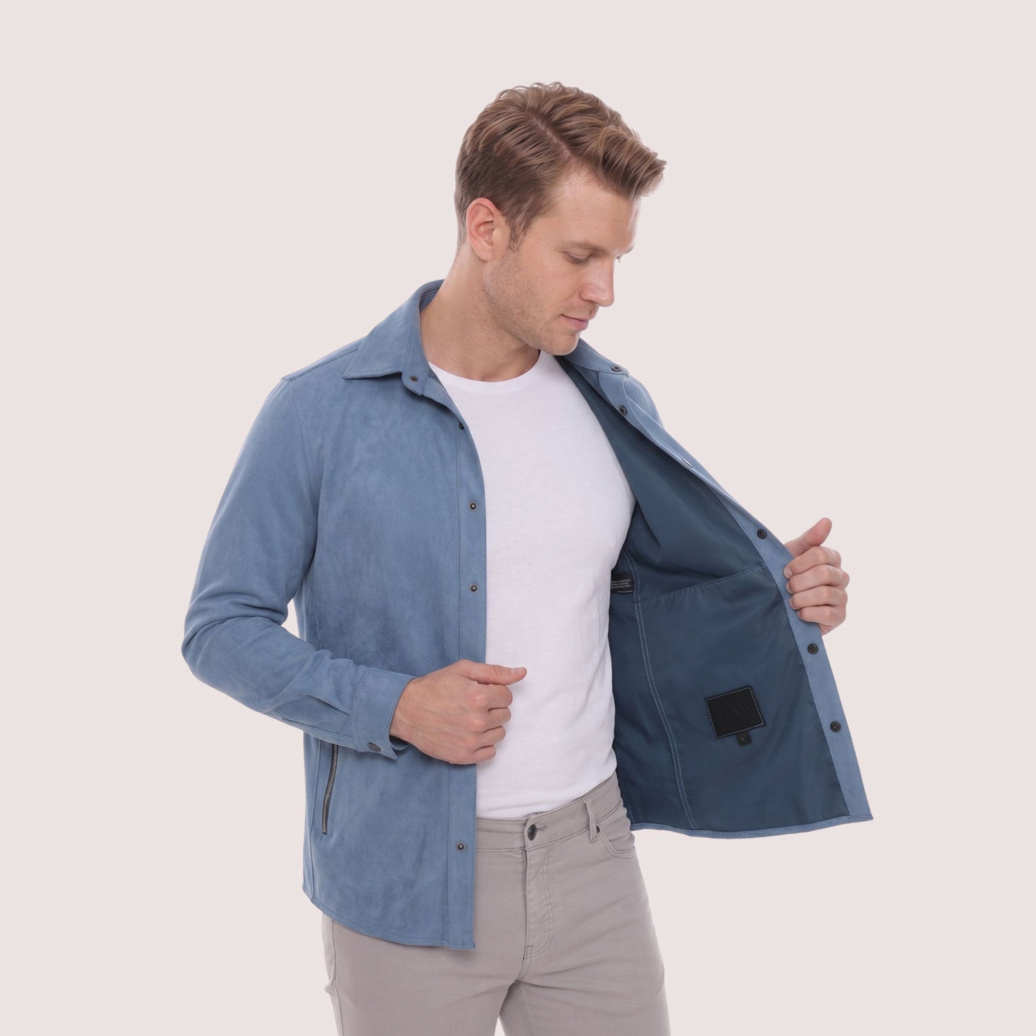 Lawson Goat Suede Shirt-3
