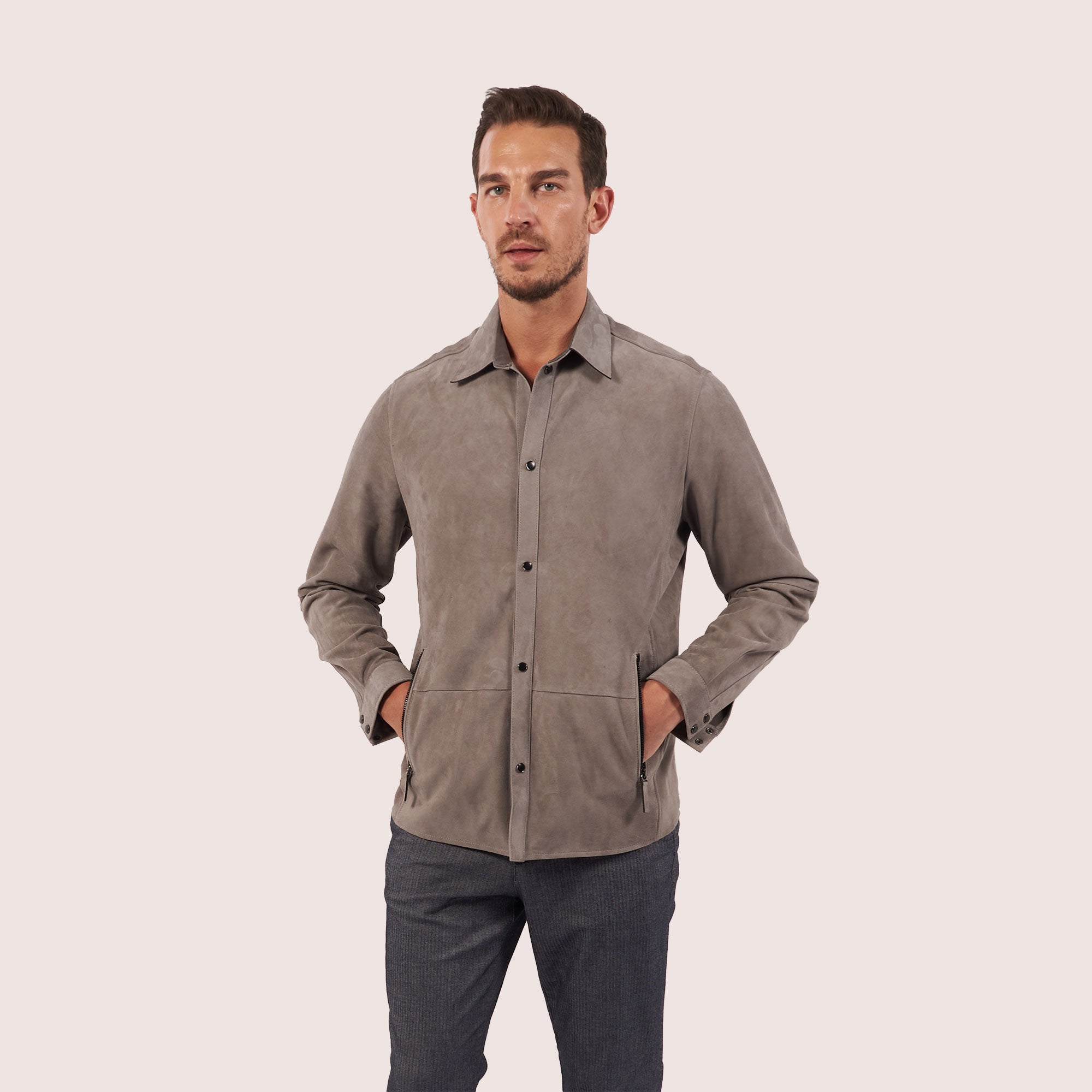 Lawson goat suede shirt