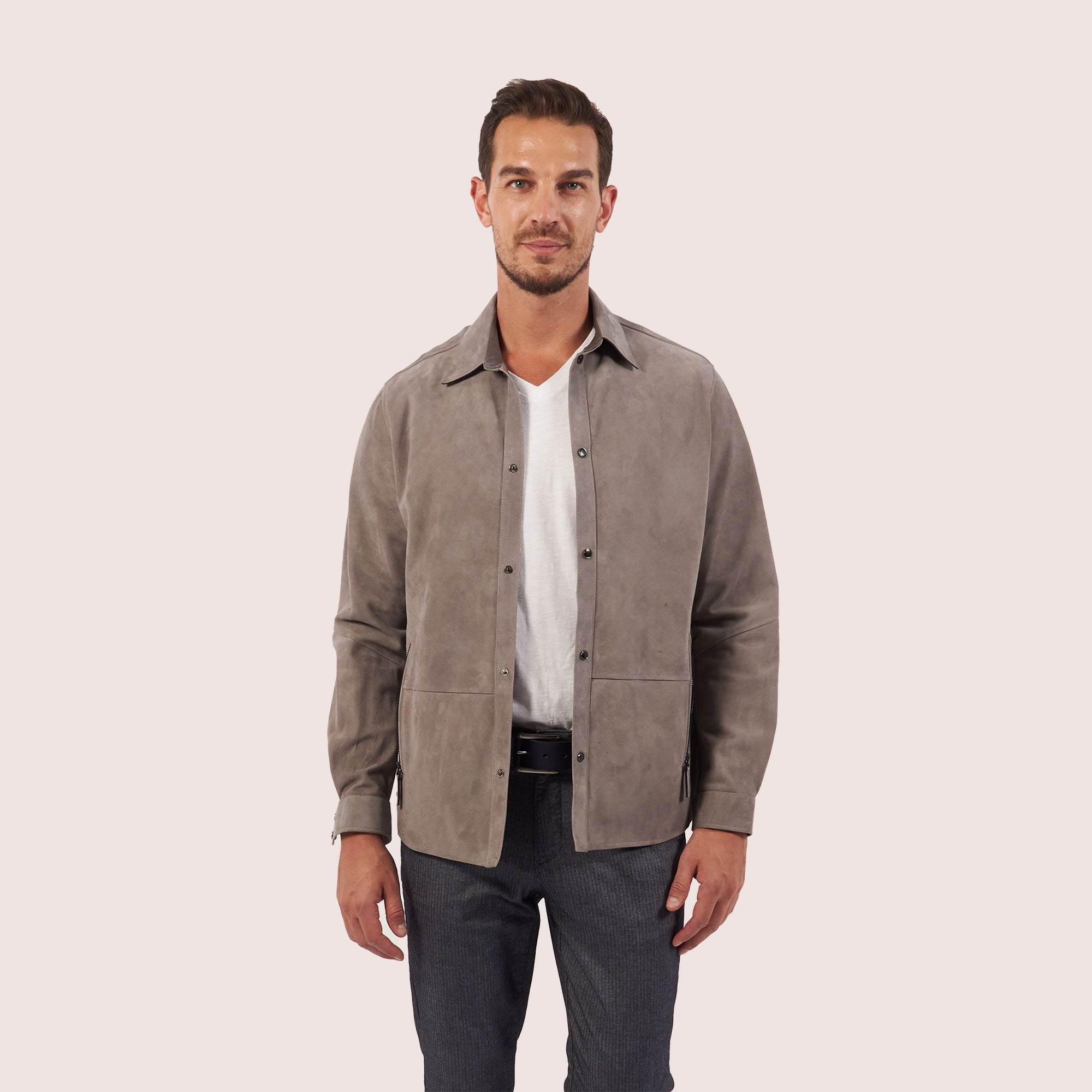 Lawson goat suede shirt