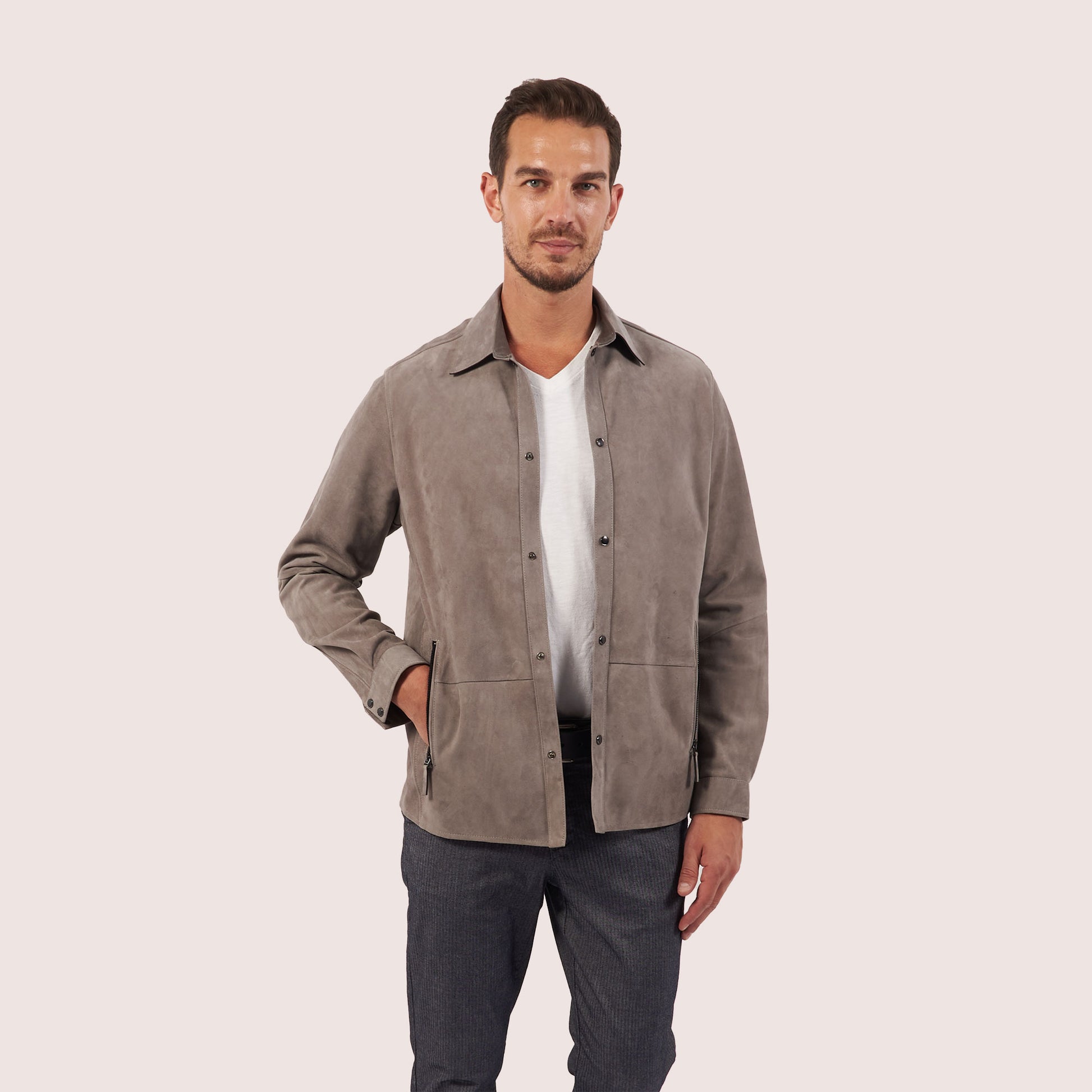 Lawson goat suede shirt