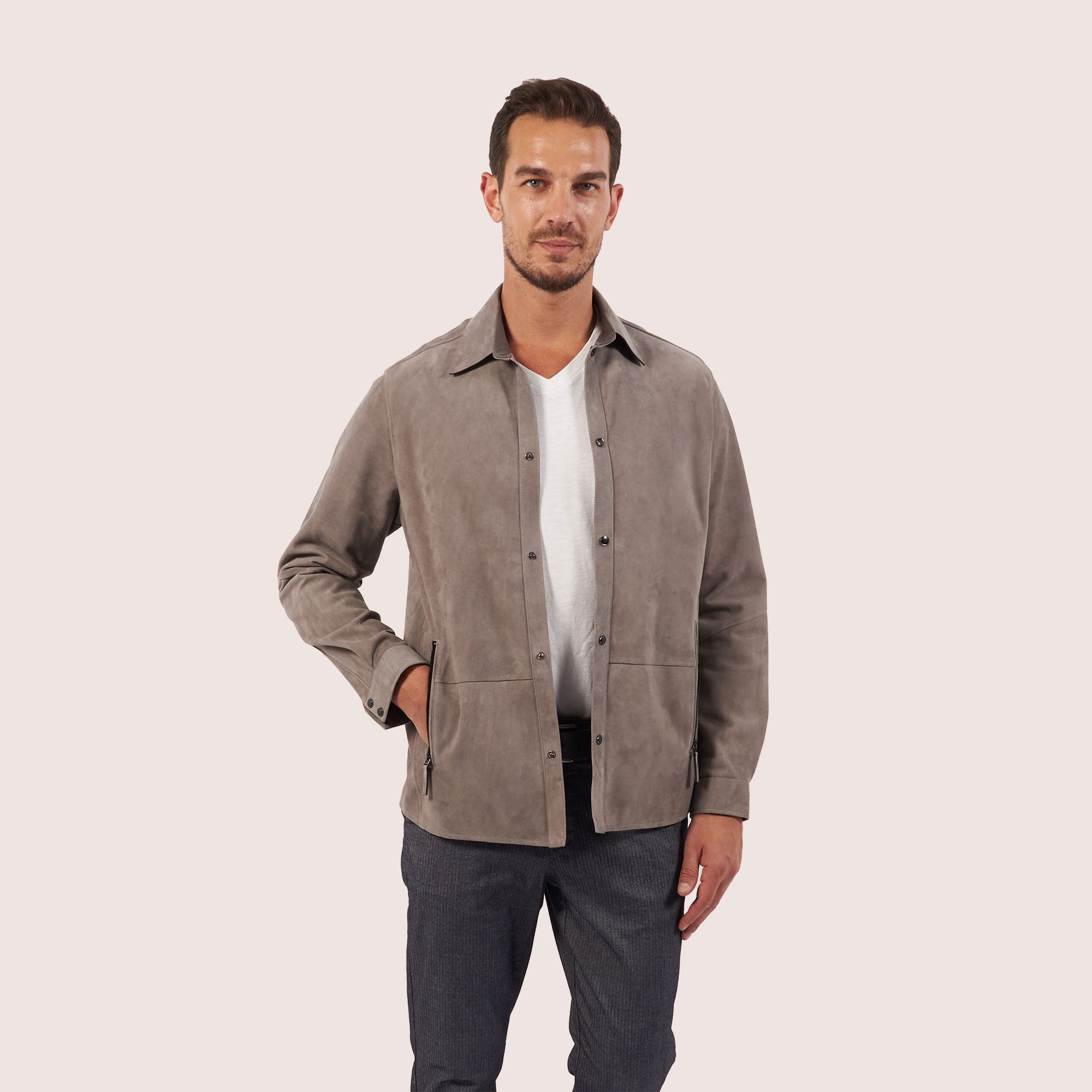 Lawson goat suede shirt