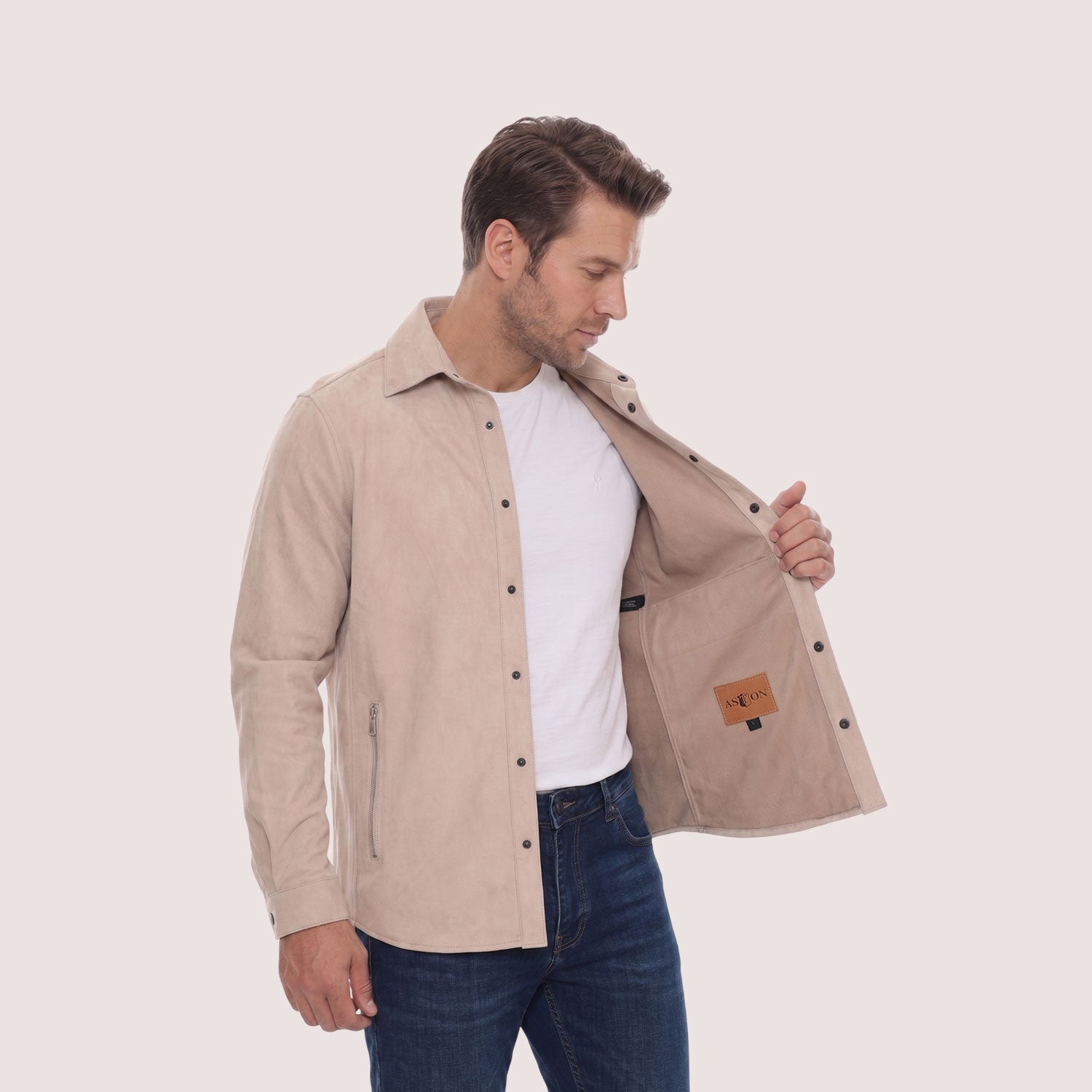 Lawson Goat Suede Shirt-8